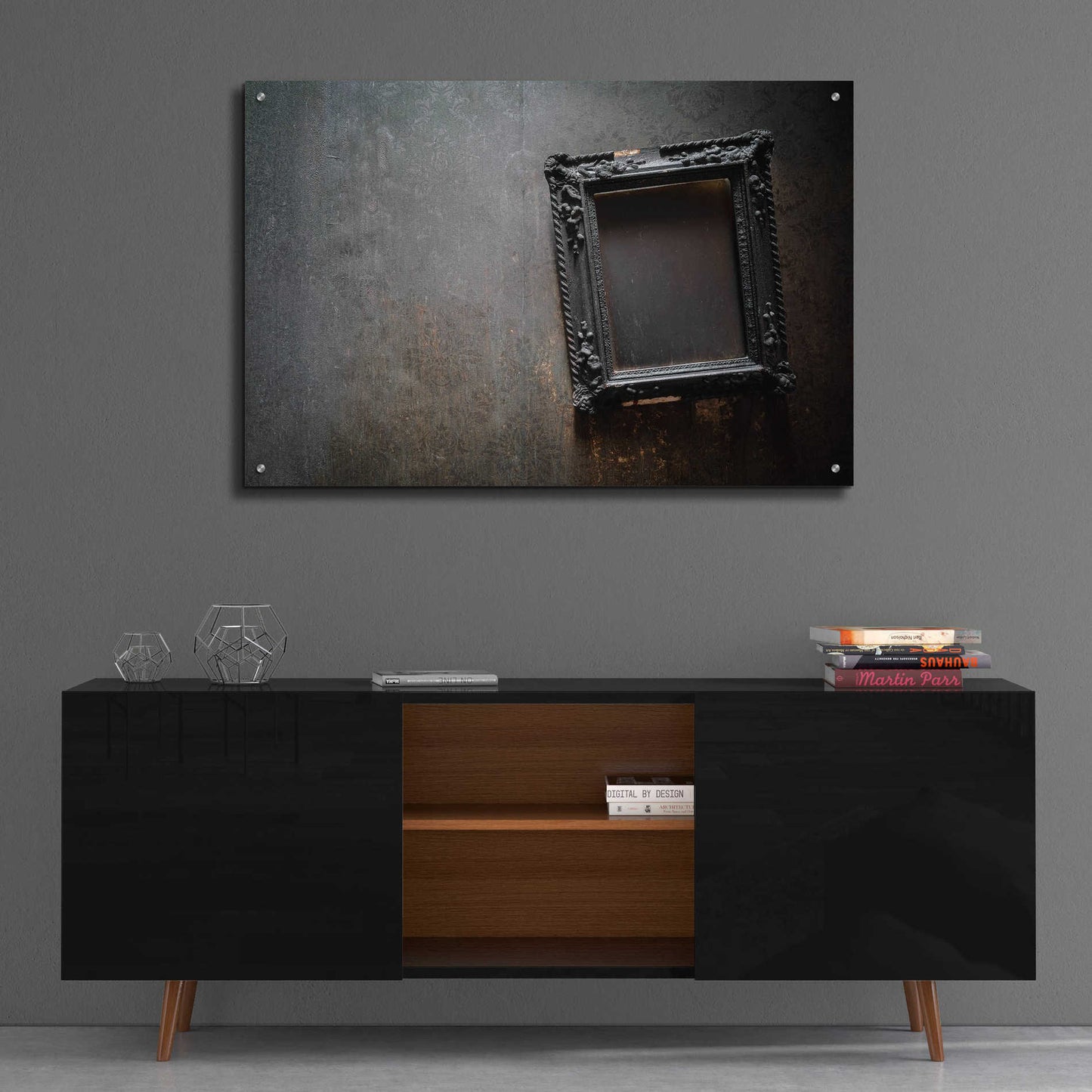 Epic Art 'Burned Frame' by Roman Robroek Acrylic Glass Wall Art,36x24