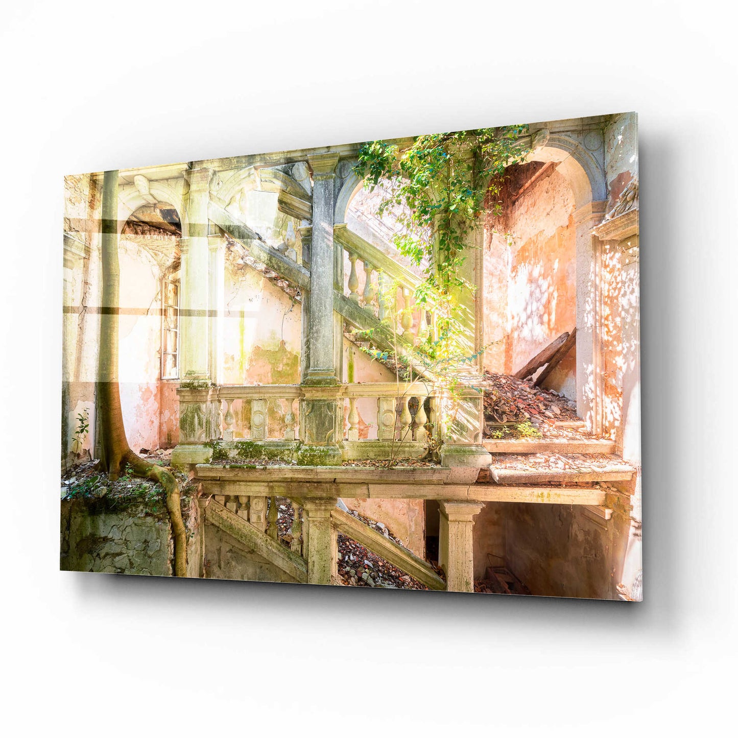 Epic Art 'Poetic Villa Ruin' by Roman Robroek Acrylic Glass Wall Art,16x12