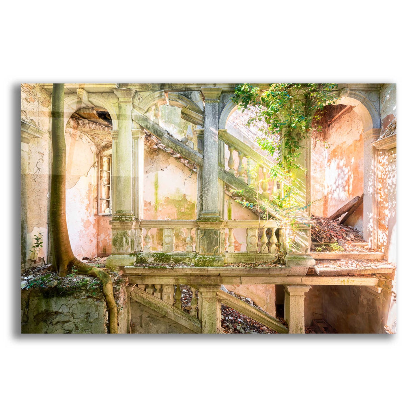 Epic Art 'Poetic Villa Ruin' by Roman Robroek Acrylic Glass Wall Art,16x12