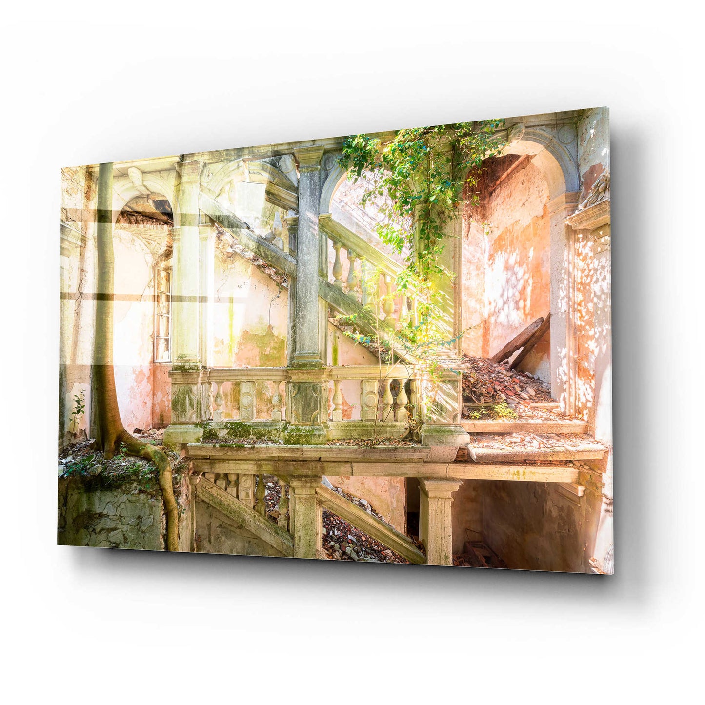 Epic Art 'Poetic Villa Ruin' by Roman Robroek Acrylic Glass Wall Art,24x16