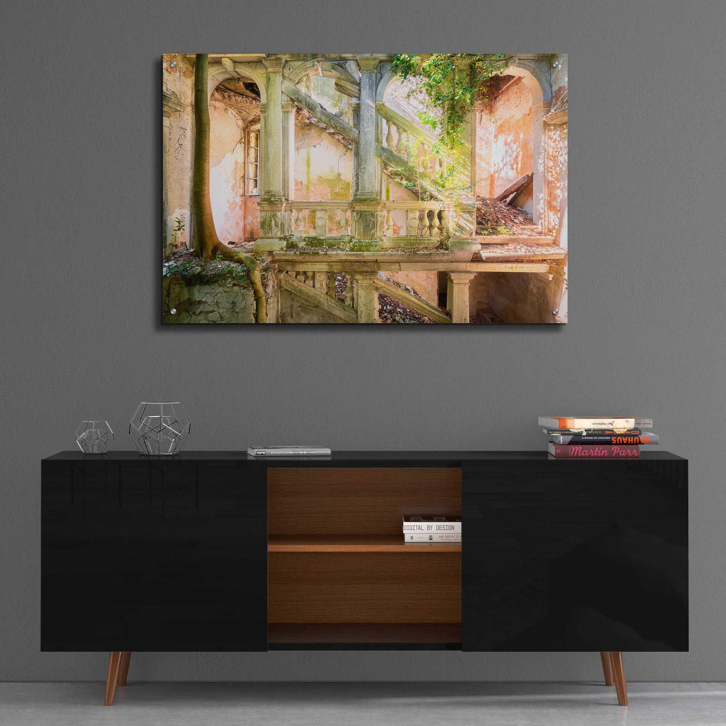 Epic Art 'Poetic Villa Ruin' by Roman Robroek Acrylic Glass Wall Art,36x24