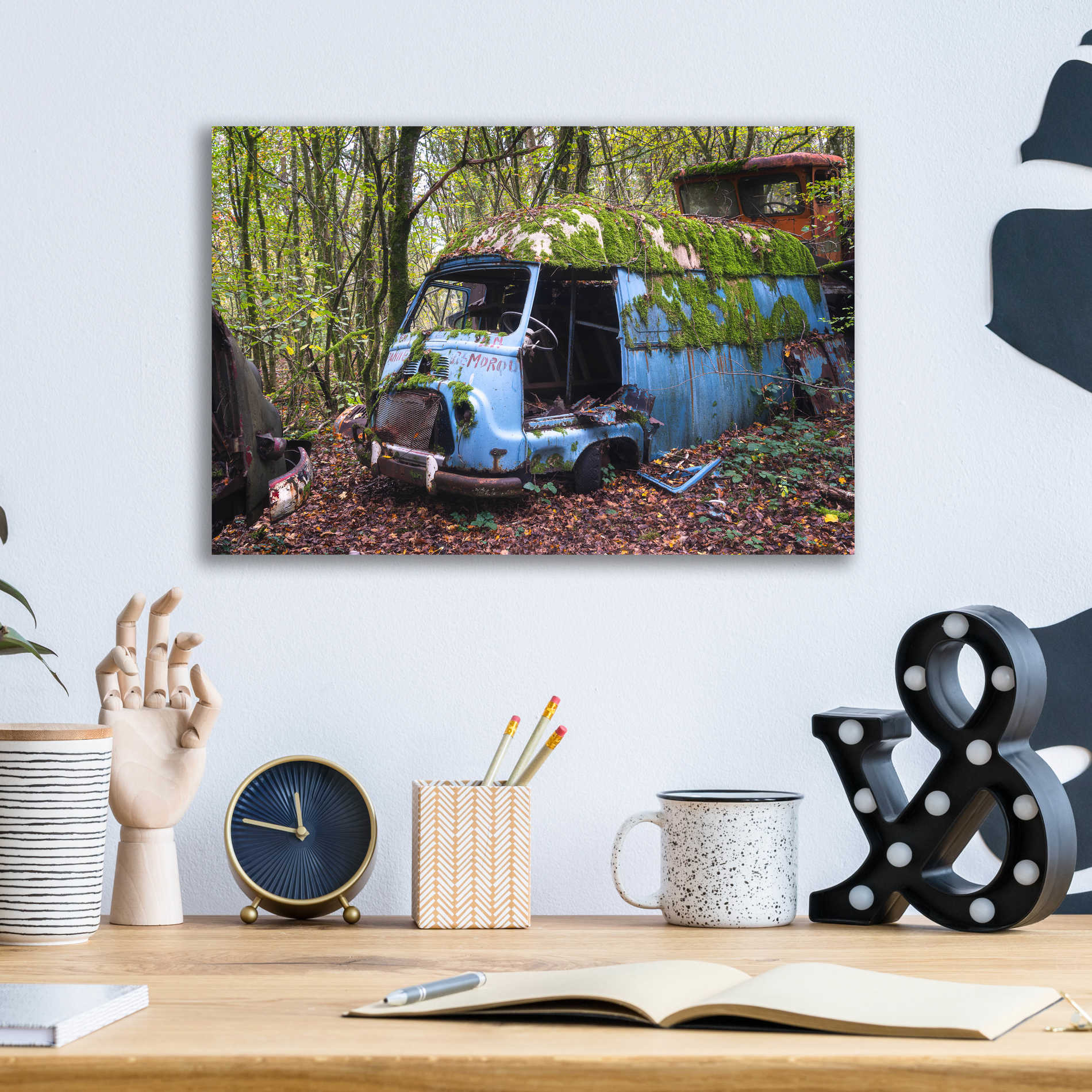 Epic Art 'Van Life' by Roman Robroek Acrylic Glass Wall Art,16x12