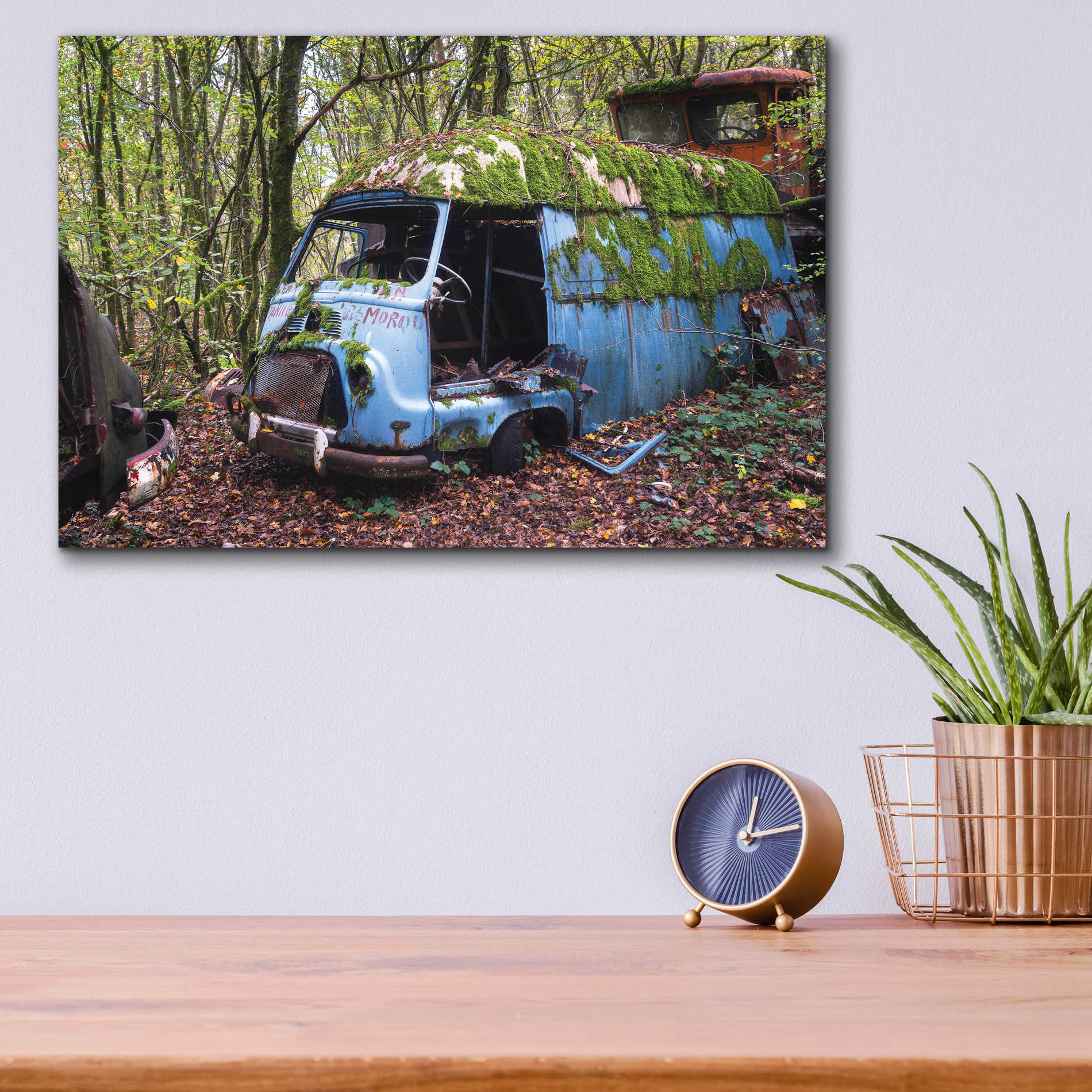 Epic Art 'Van Life' by Roman Robroek Acrylic Glass Wall Art,16x12