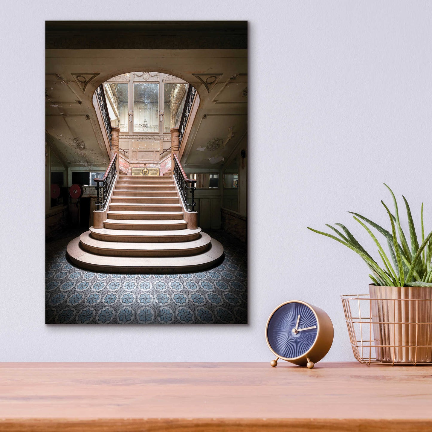 Epic Art 'Light On The Staircase' by Roman Robroek Acrylic Glass Wall Art,12x16