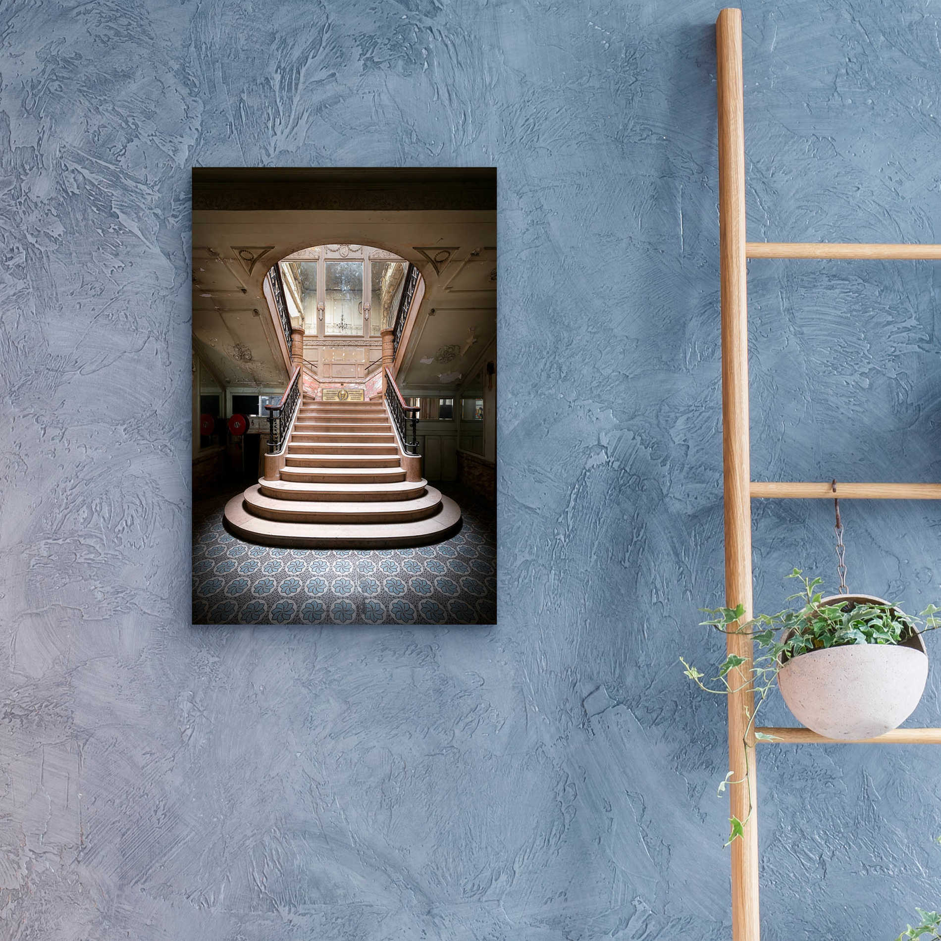 Epic Art 'Light On The Staircase' by Roman Robroek Acrylic Glass Wall Art,16x24