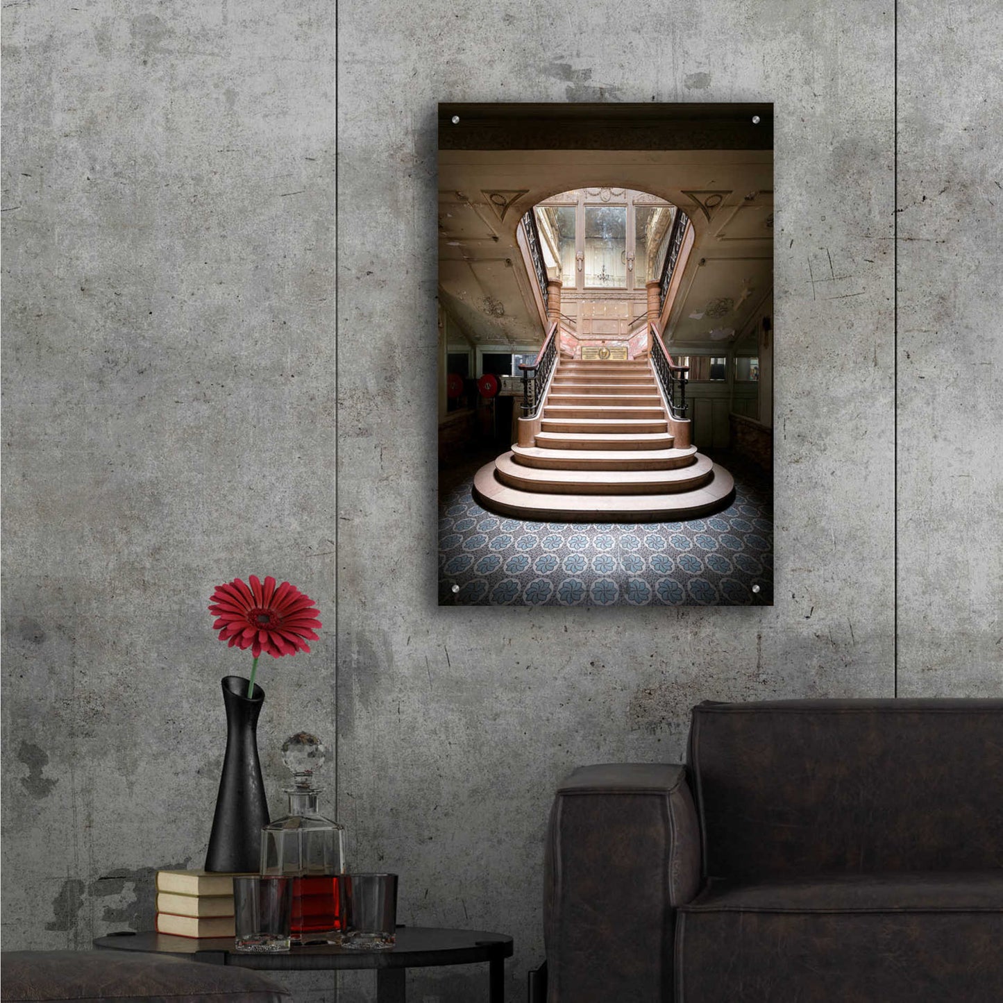 Epic Art 'Light On The Staircase' by Roman Robroek Acrylic Glass Wall Art,24x36