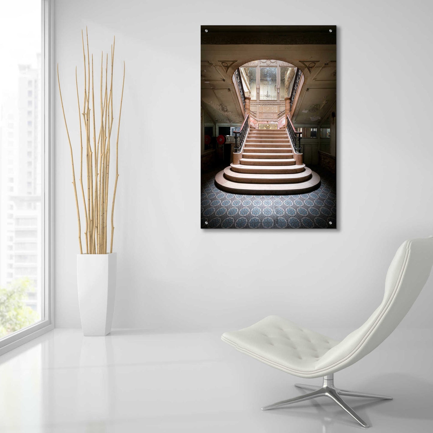 Epic Art 'Light On The Staircase' by Roman Robroek Acrylic Glass Wall Art,24x36