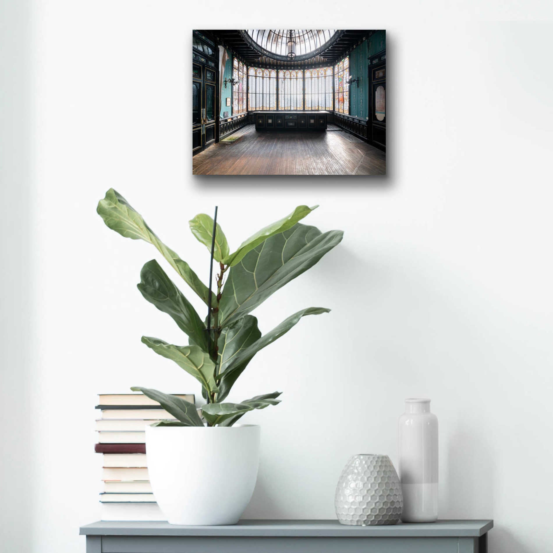 Epic Art 'Winter Garden' by Roman Robroek Acrylic Glass Wall Art,16x12