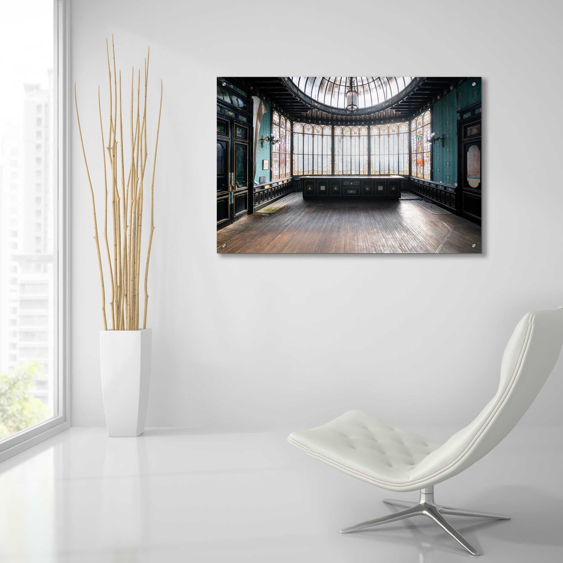 Epic Art 'Winter Garden' by Roman Robroek Acrylic Glass Wall Art,36x24