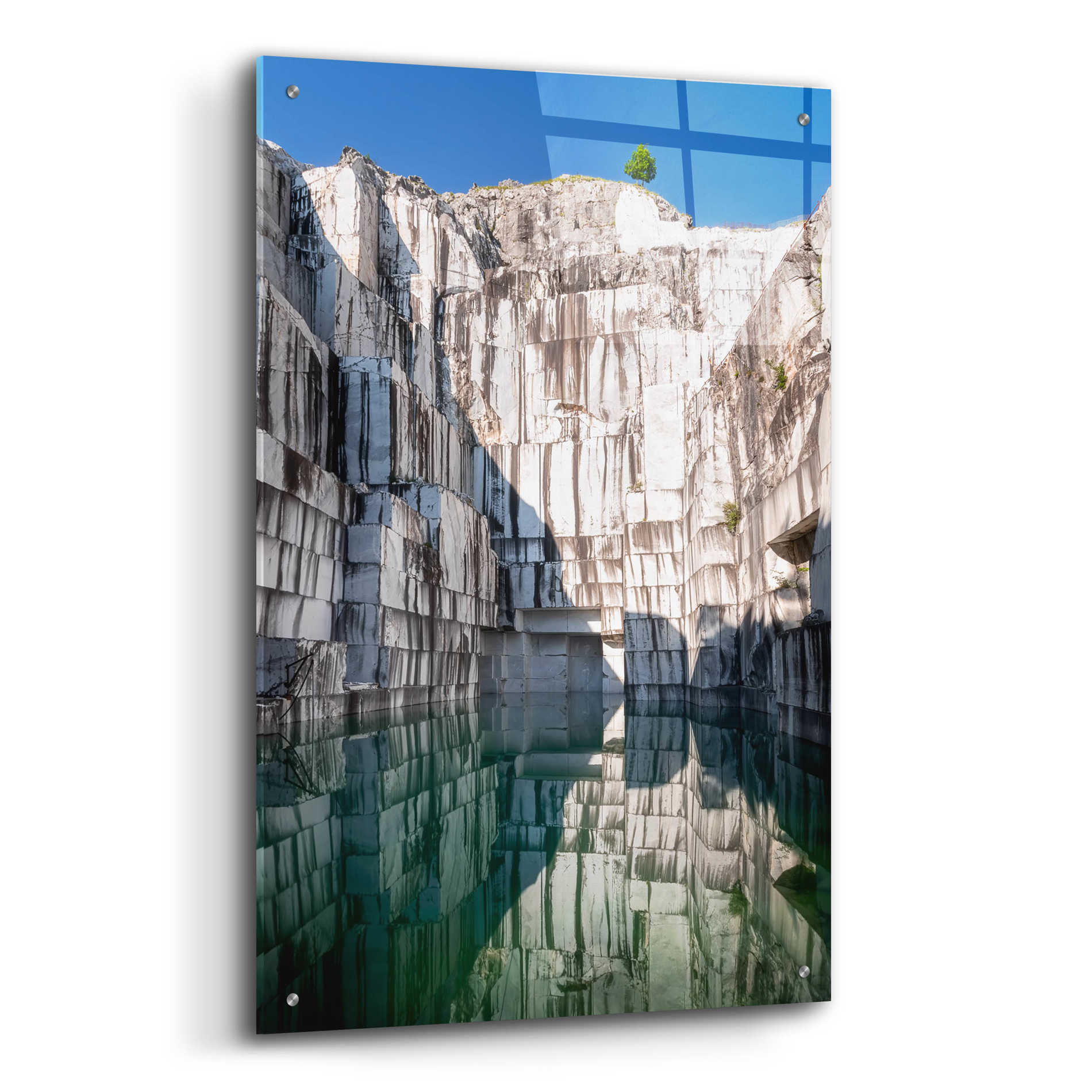 Epic Art 'Italian Marble' by Roman Robroek Acrylic Glass Wall Art,24x36