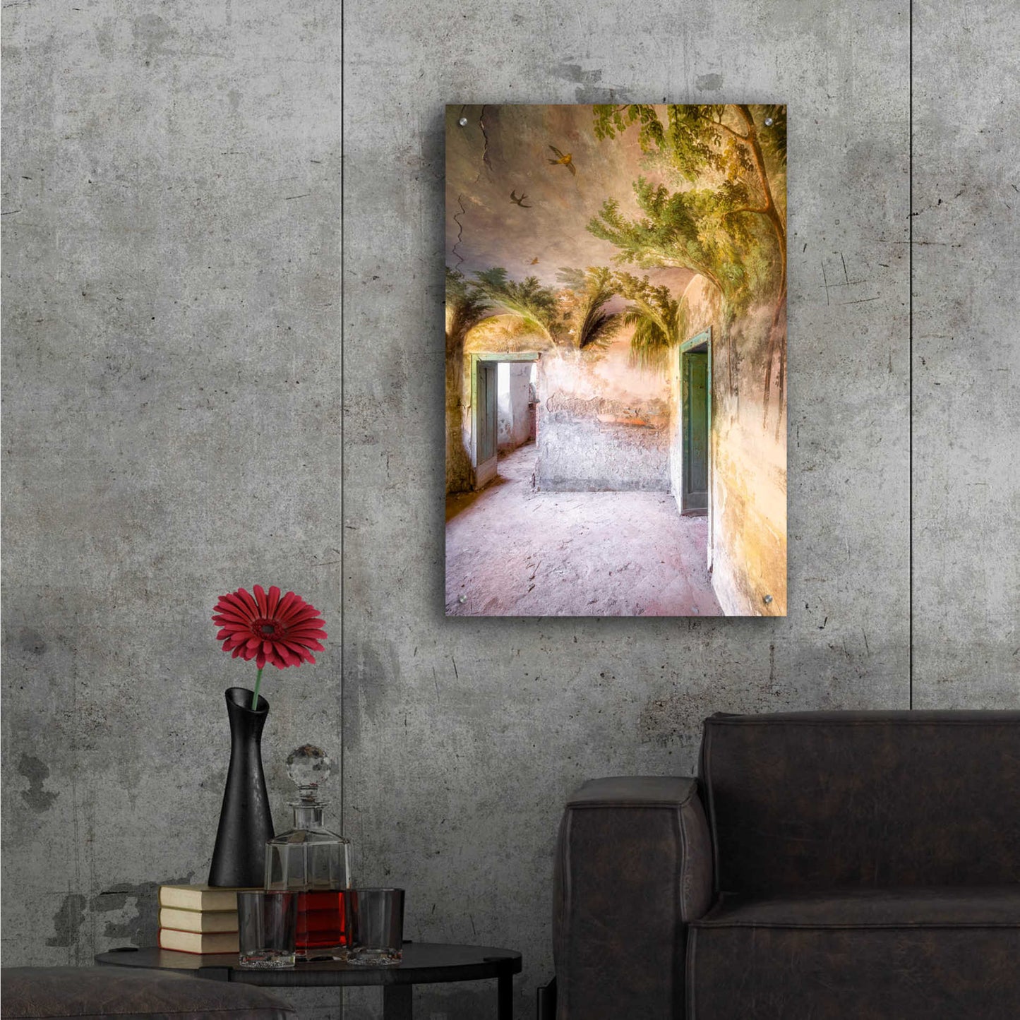 Epic Art 'Palm Room' by Roman Robroek Acrylic Glass Wall Art,24x36