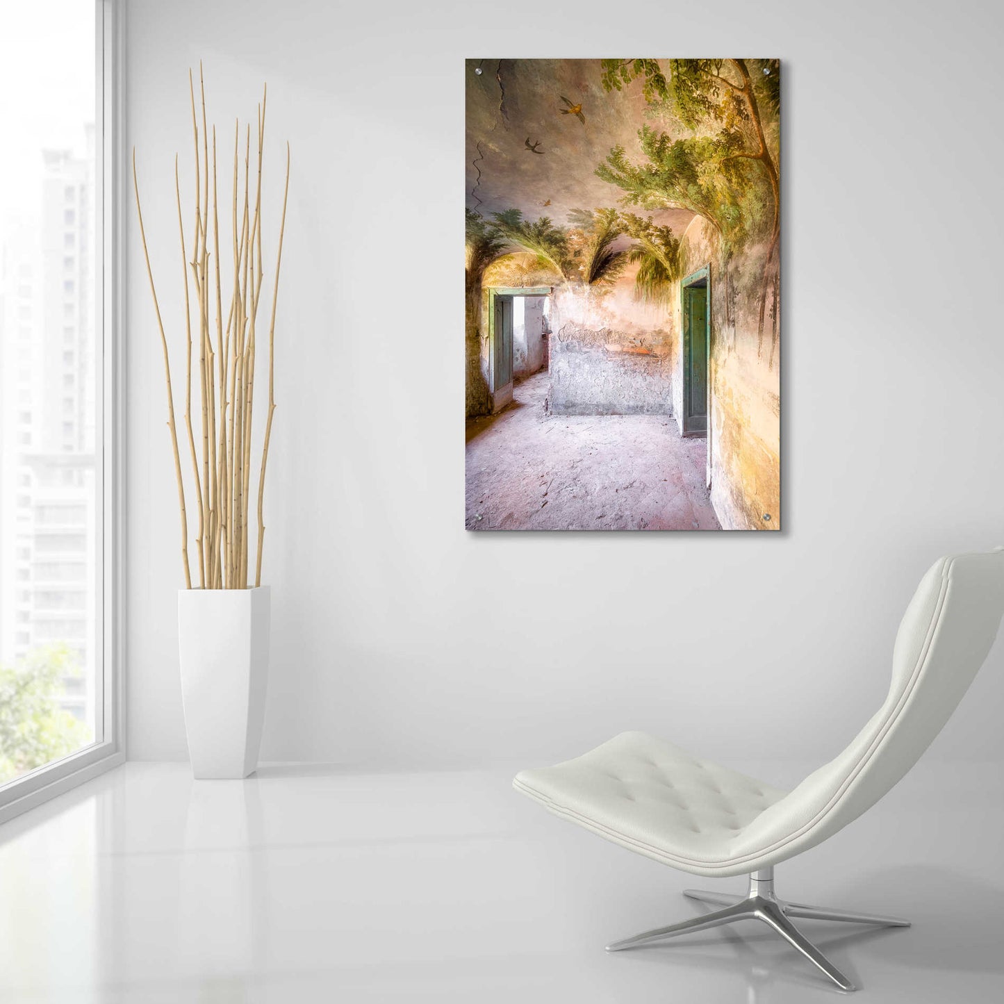 Epic Art 'Palm Room' by Roman Robroek Acrylic Glass Wall Art,24x36