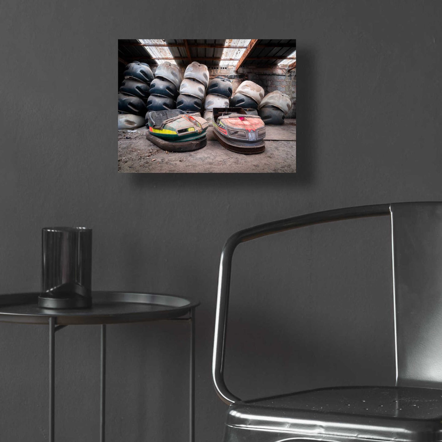 Epic Art 'Bumper Cars' by Roman Robroek Acrylic Glass Wall Art,16x12