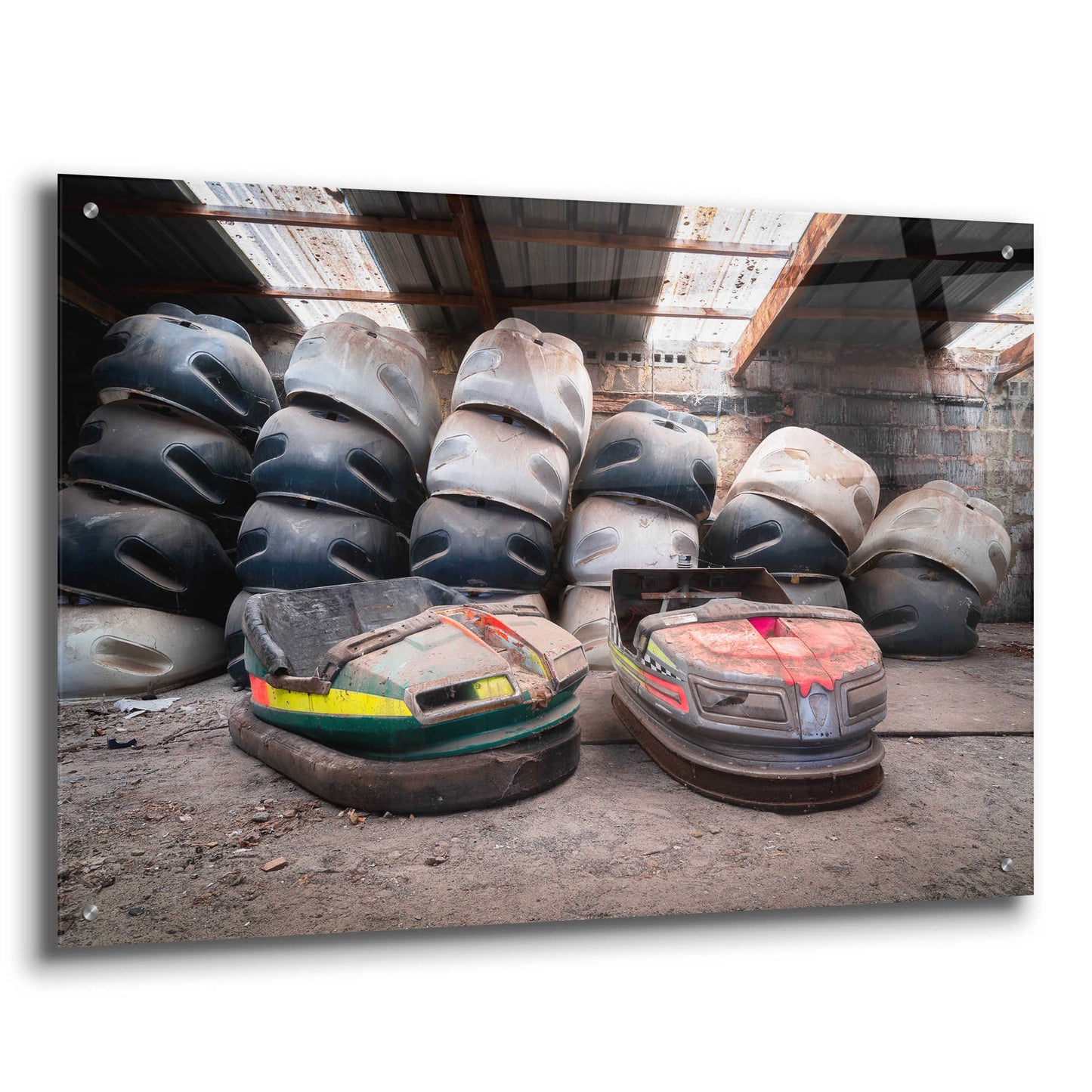 Epic Art 'Bumper Cars' by Roman Robroek Acrylic Glass Wall Art,36x24