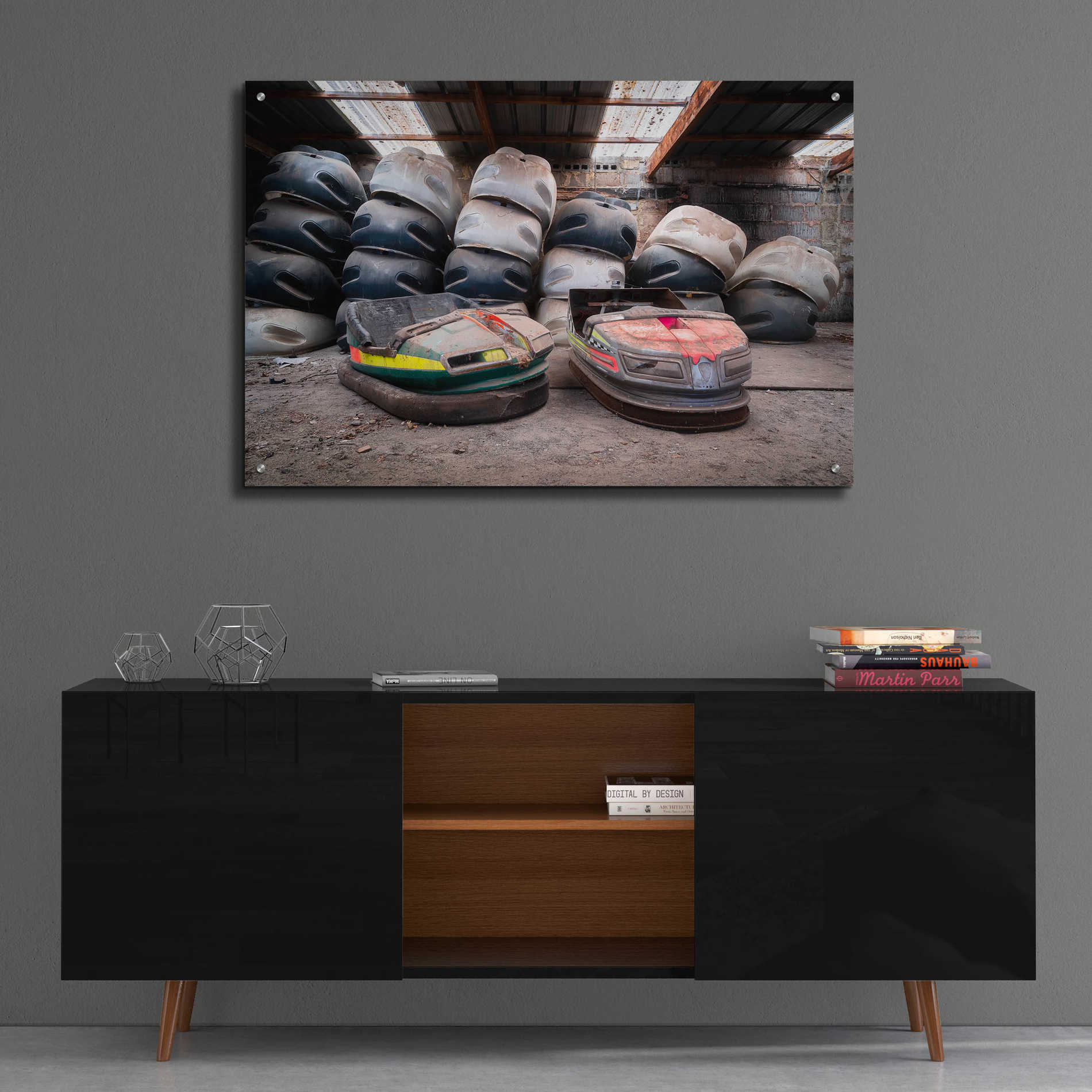 Epic Art 'Bumper Cars' by Roman Robroek Acrylic Glass Wall Art,36x24