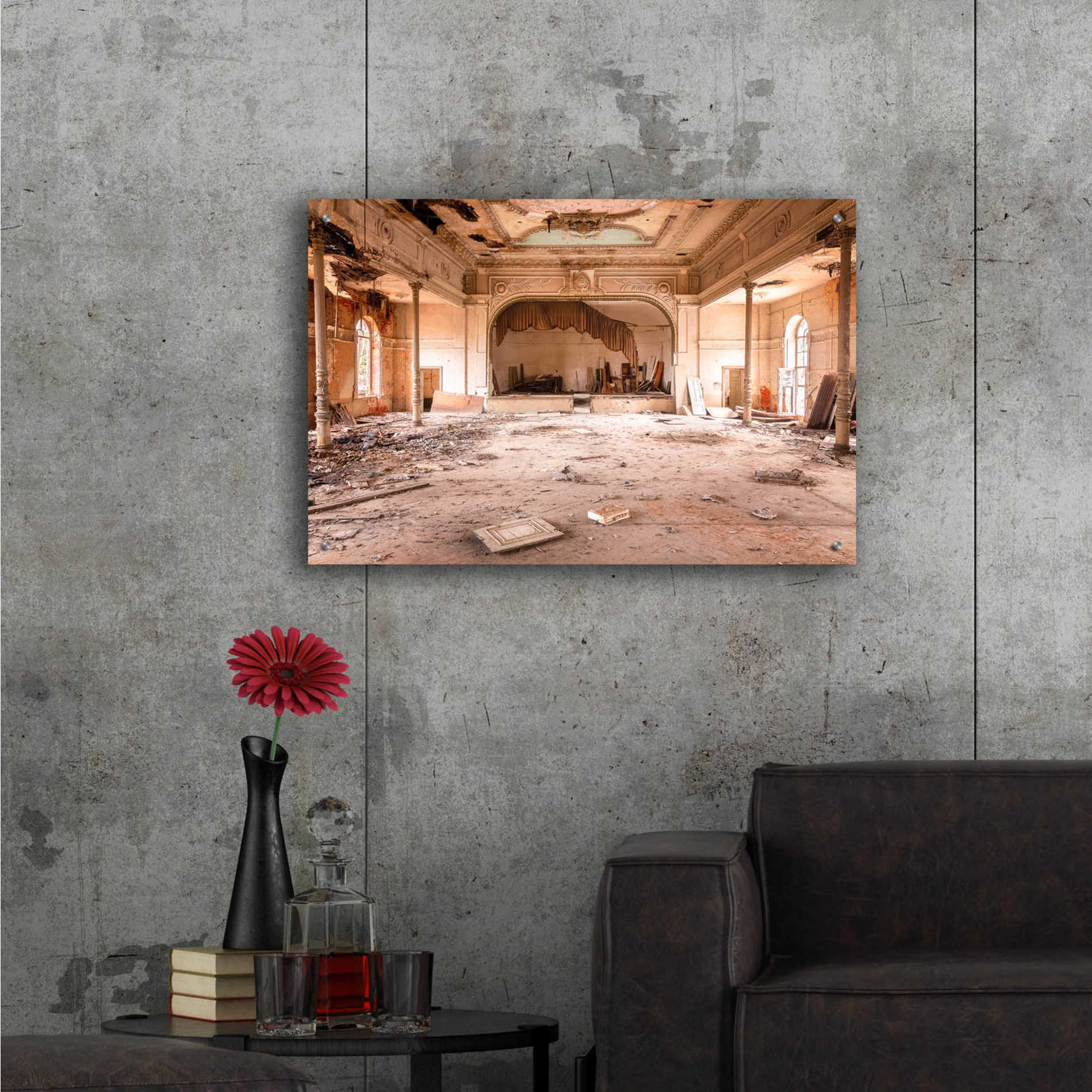 Epic Art 'Sweet Theater' by Roman Robroek Acrylic Glass Wall Art,36x24