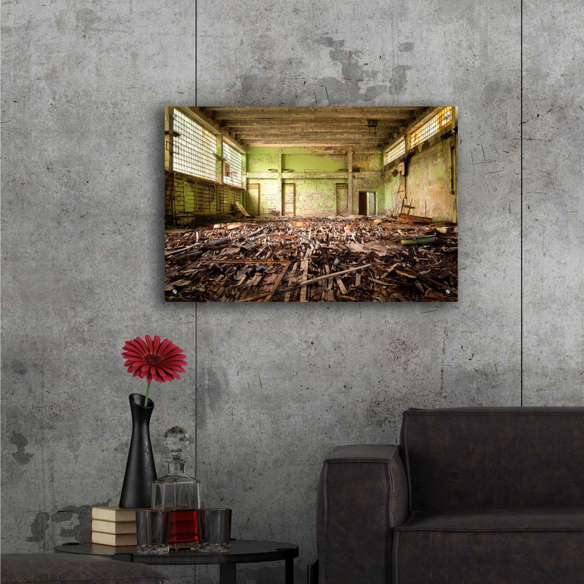 Epic Art 'Radiation Gym' by Roman Robroek Acrylic Glass Wall Art,36x24