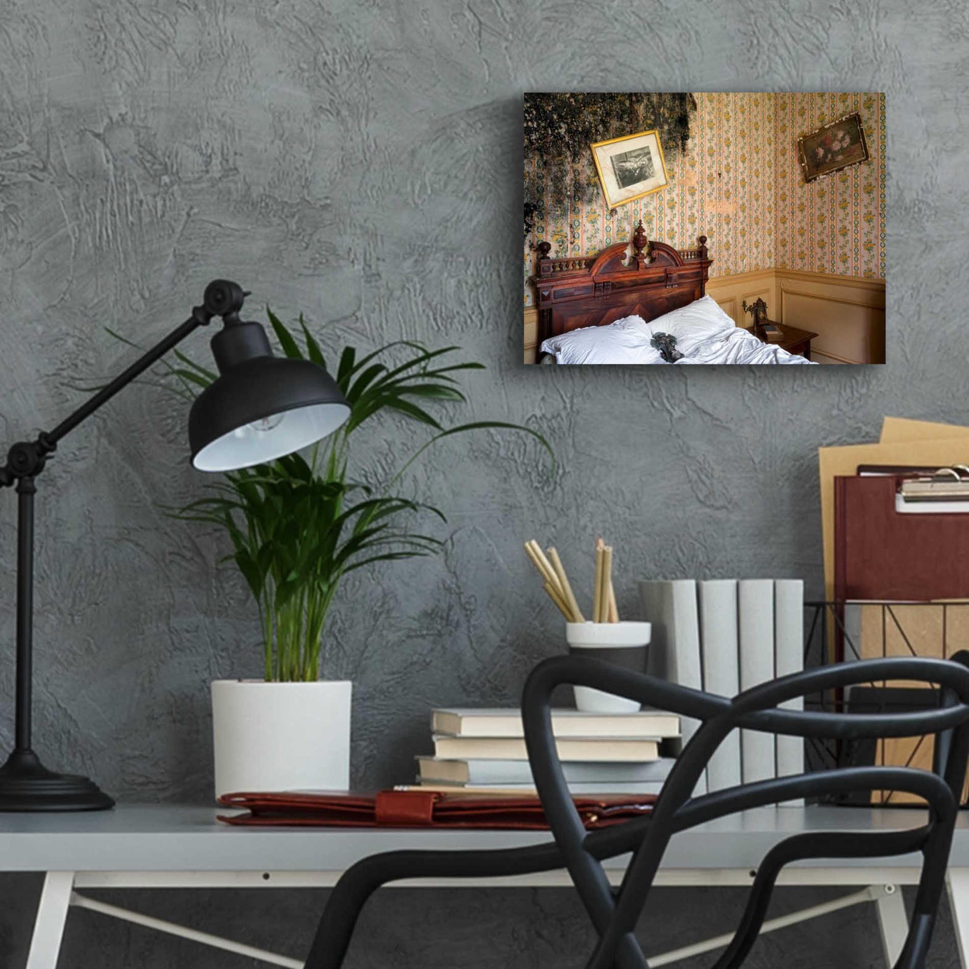 Epic Art 'Mold Bedroom' by Roman Robroek Acrylic Glass Wall Art,16x12