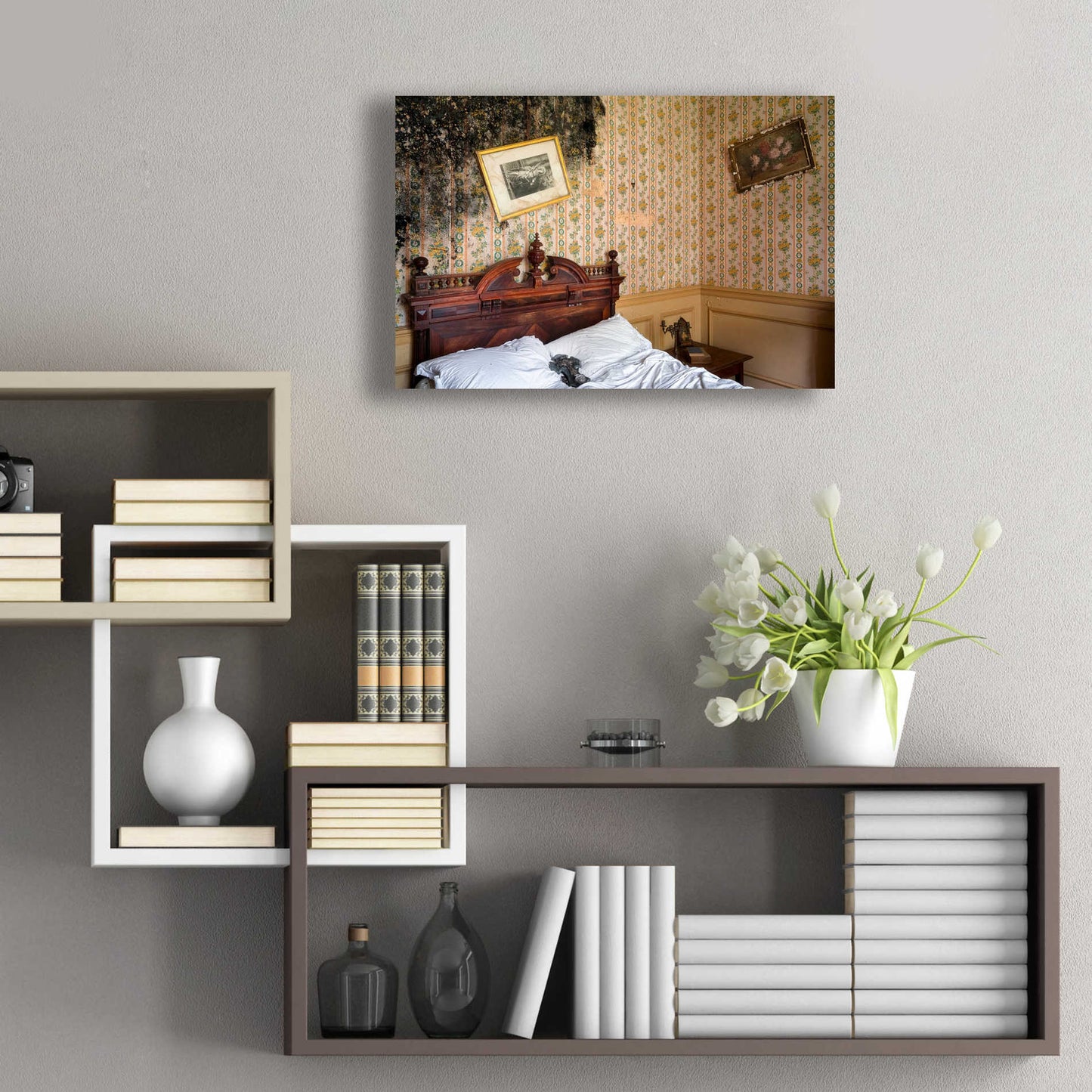 Epic Art 'Mold Bedroom' by Roman Robroek Acrylic Glass Wall Art,24x16