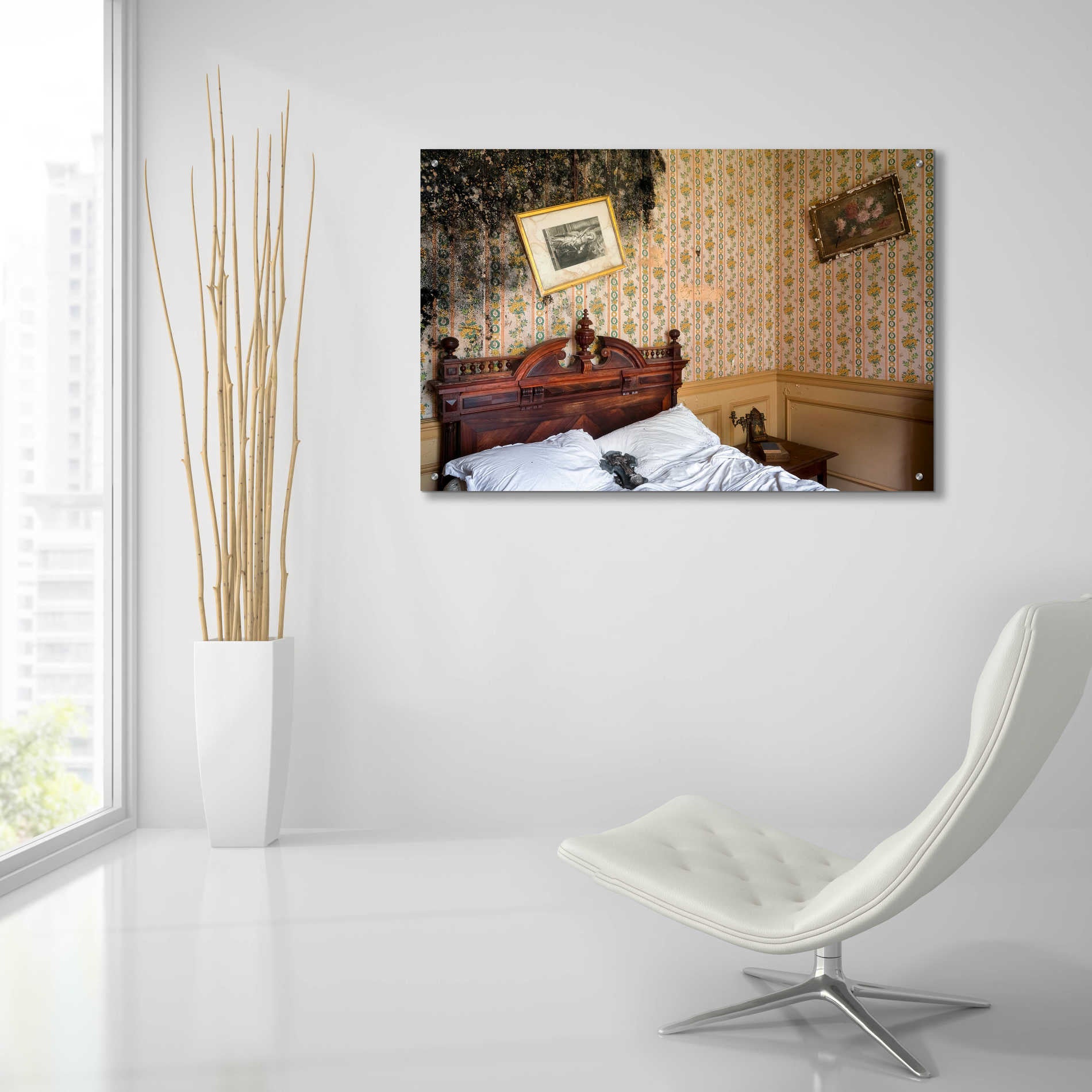 Epic Art 'Mold Bedroom' by Roman Robroek Acrylic Glass Wall Art,36x24