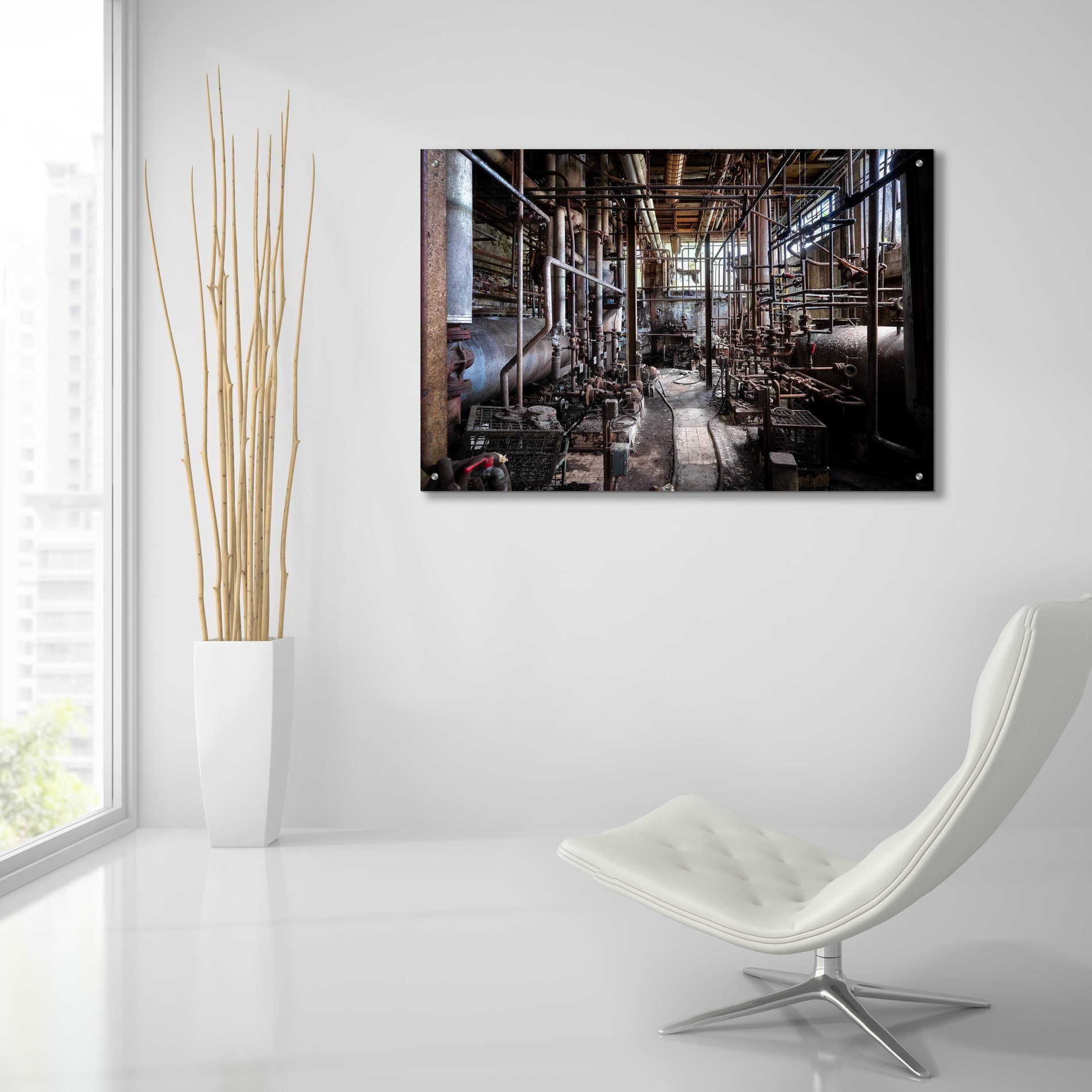 Epic Art 'Darkk Industry' by Roman Robroek Acrylic Glass Wall Art,36x24