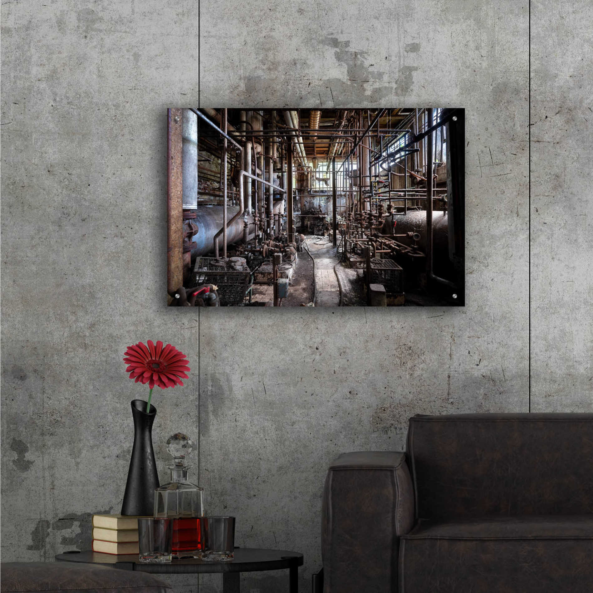 Epic Art 'Darkk Industry' by Roman Robroek Acrylic Glass Wall Art,36x24