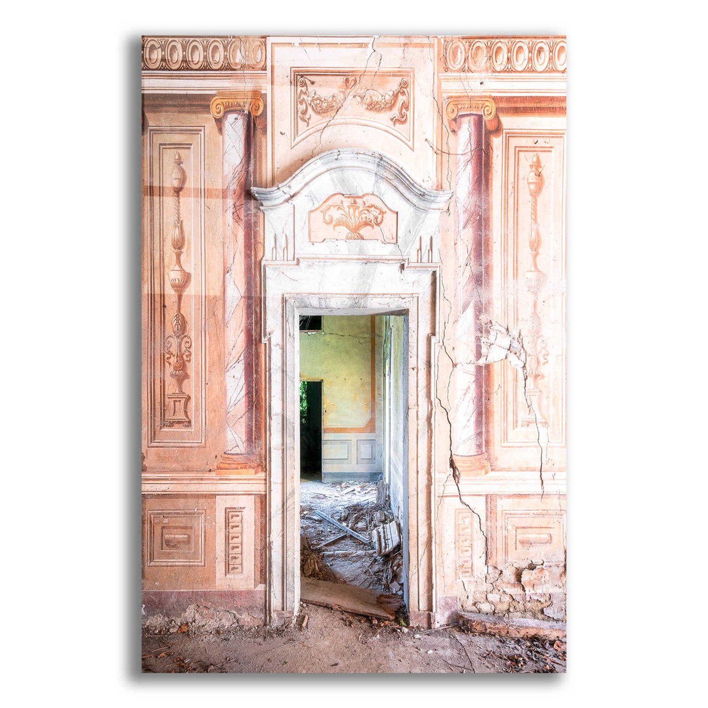 Epic Art 'Decorated Entrance' by Roman Robroek Acrylic Glass Wall Art,12x16