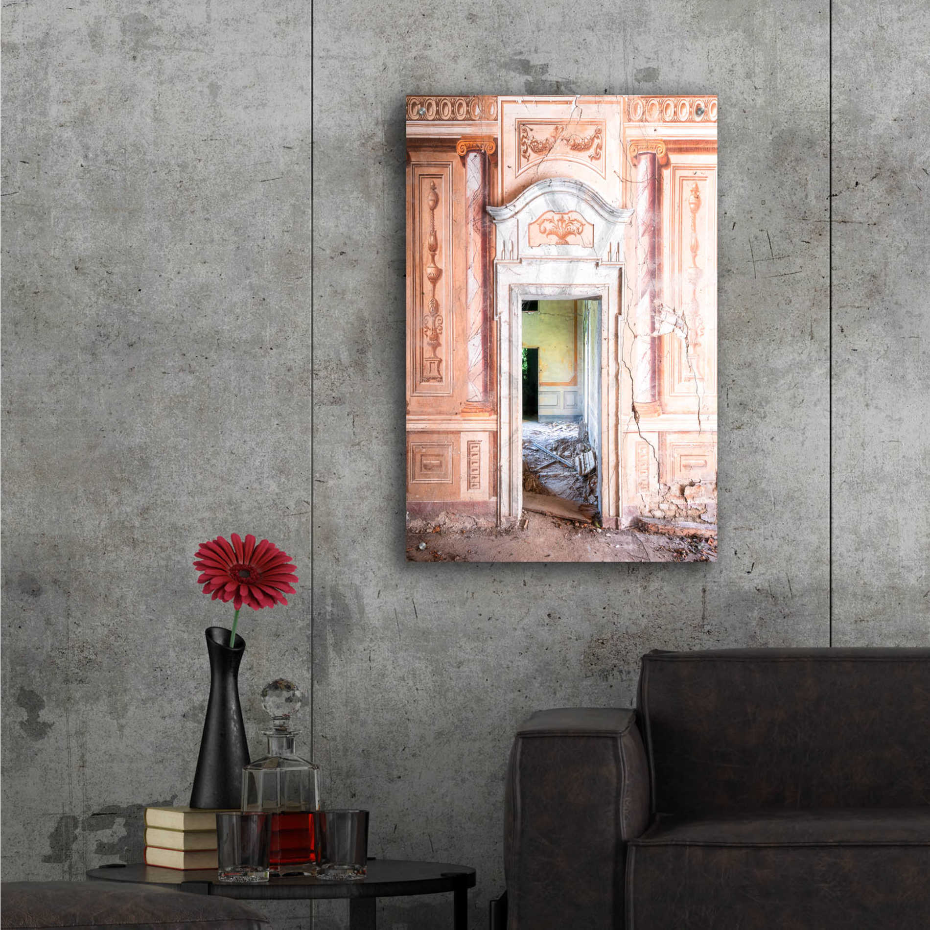 Epic Art 'Decorated Entrance' by Roman Robroek Acrylic Glass Wall Art,24x36