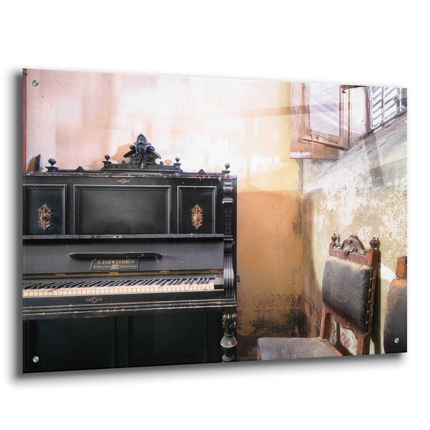 Epic Art 'Piano Close-up' by Roman Robroek Acrylic Glass Wall Art,36x24