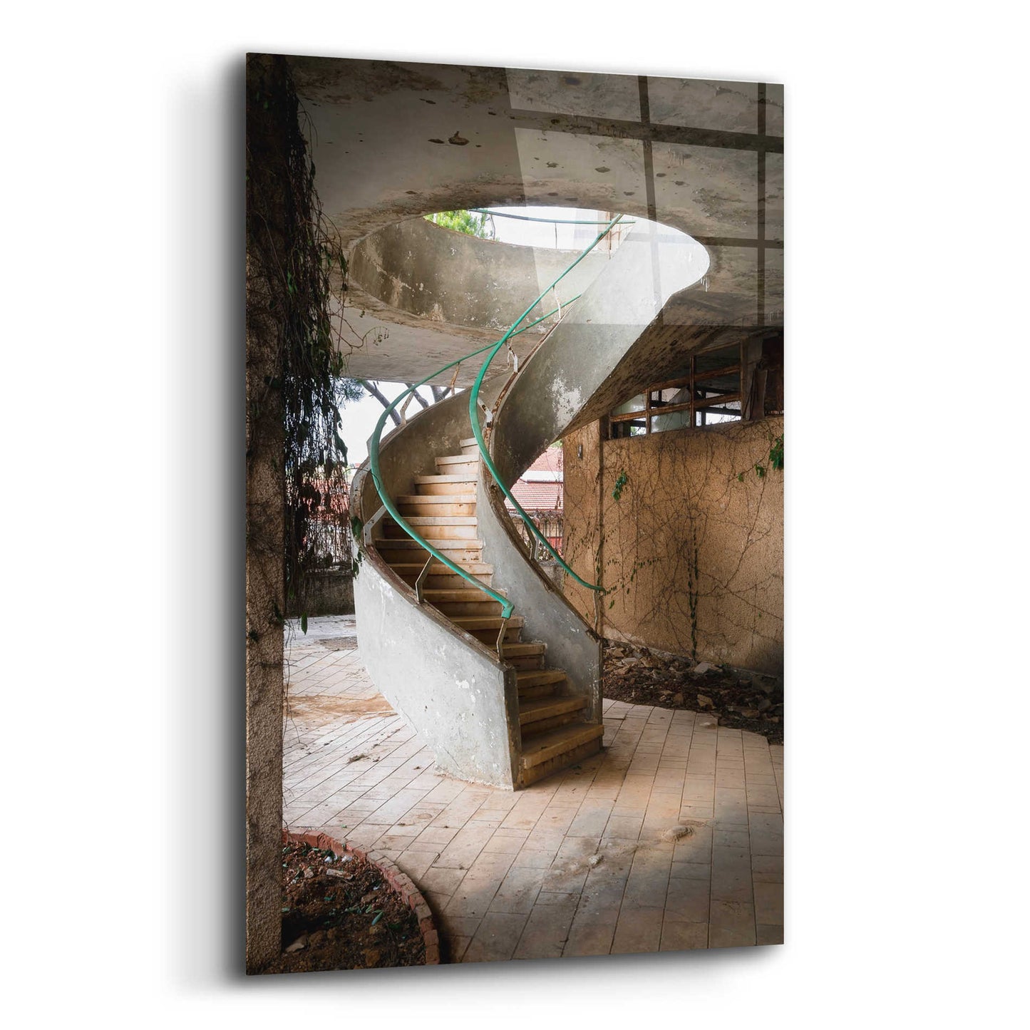 Epic Art 'Curved Staircase' by Roman Robroek Acrylic Glass Wall Art,12x16