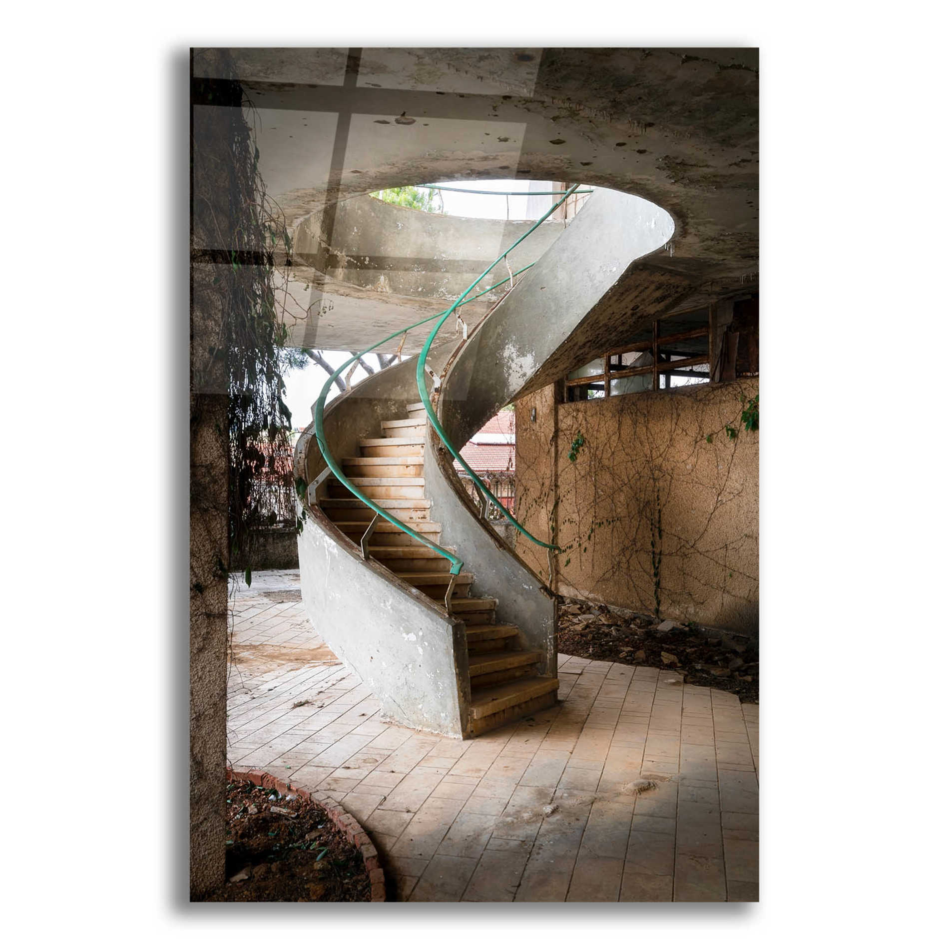 Epic Art 'Curved Staircase' by Roman Robroek Acrylic Glass Wall Art,12x16