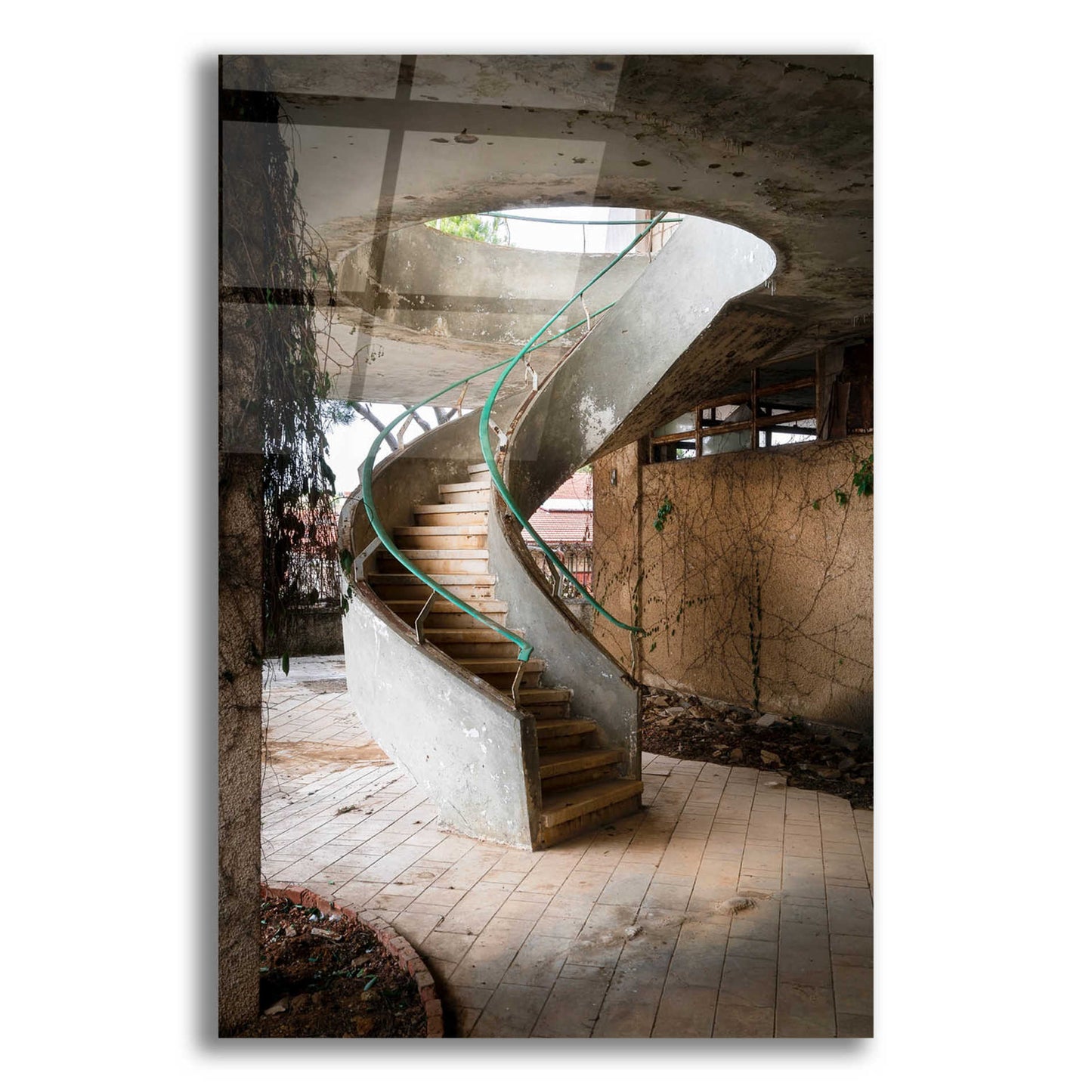 Epic Art 'Curved Staircase' by Roman Robroek Acrylic Glass Wall Art,16x24