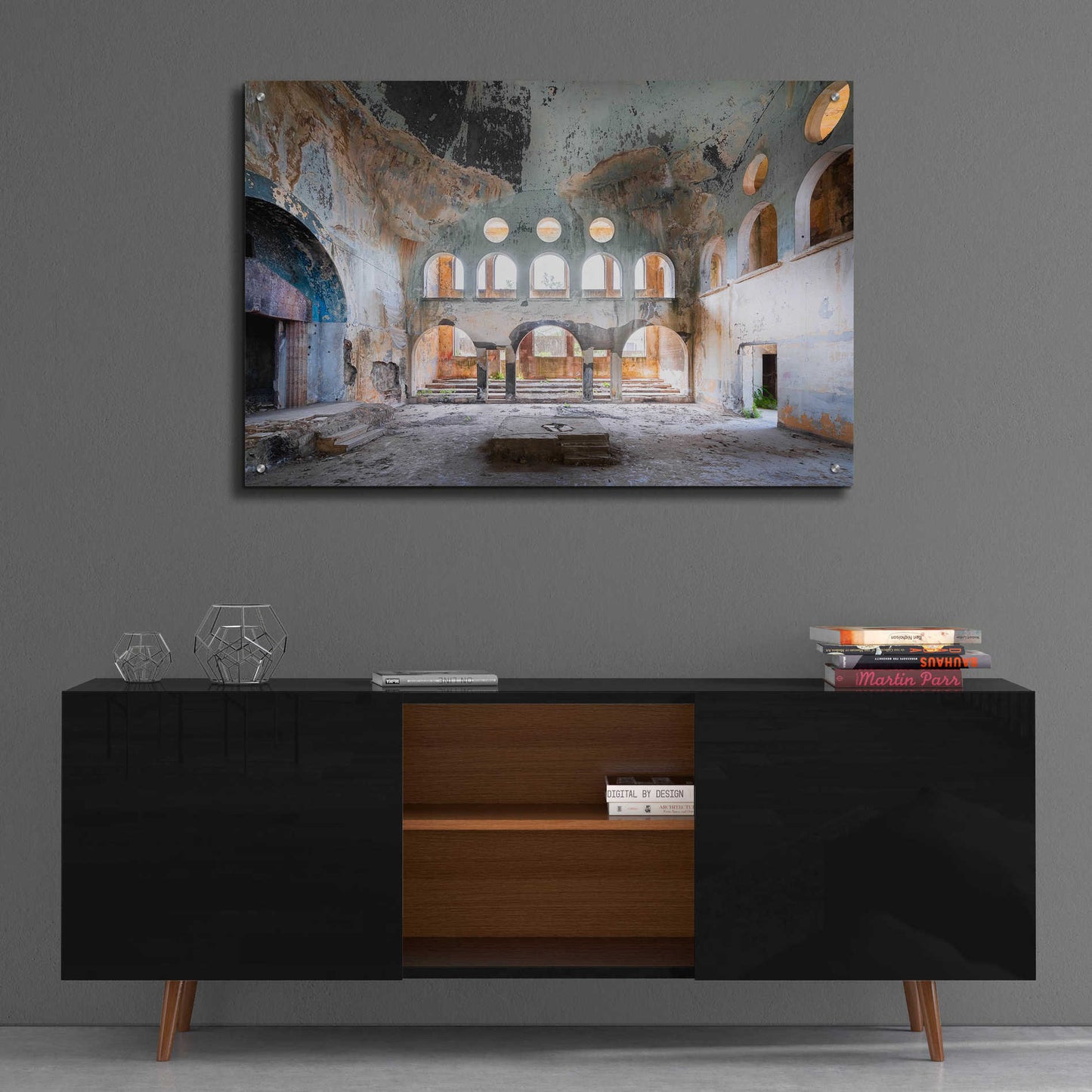 Epic Art 'Concrete Synagogue' by Roman Robroek Acrylic Glass Wall Art,36x24