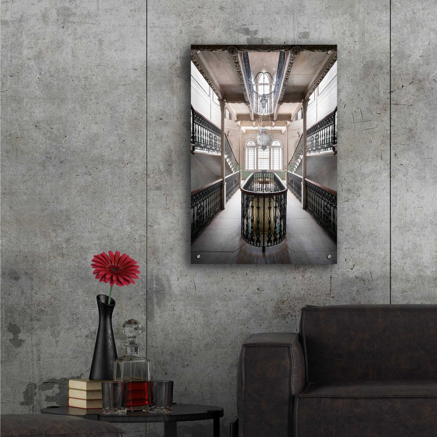 Epic Art 'Sursock Staircase' by Roman Robroek Acrylic Glass Wall Art,24x36