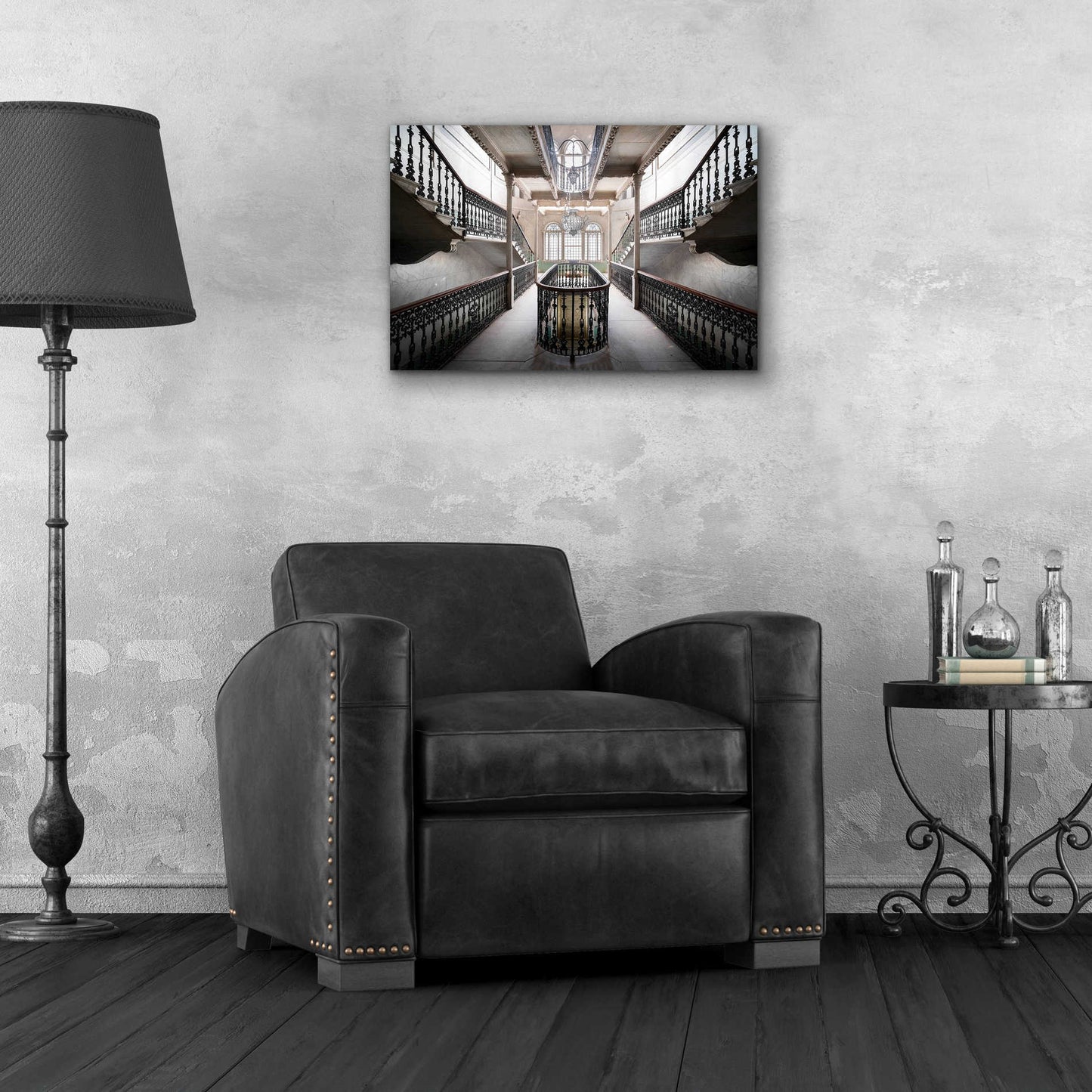 Epic Art 'Elegant Stairs' by Roman Robroek Acrylic Glass Wall Art,24x16