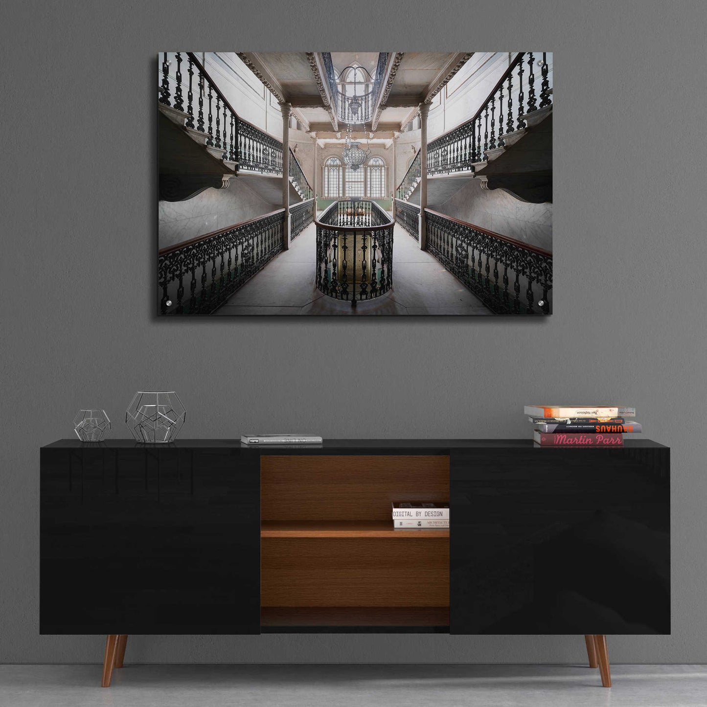 Epic Art 'Elegant Stairs' by Roman Robroek Acrylic Glass Wall Art,36x24