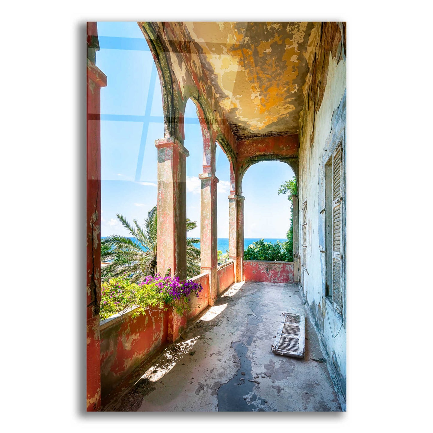 Epic Art 'Romantic Balcony' by Roman Robroek Acrylic Glass Wall Art,12x16