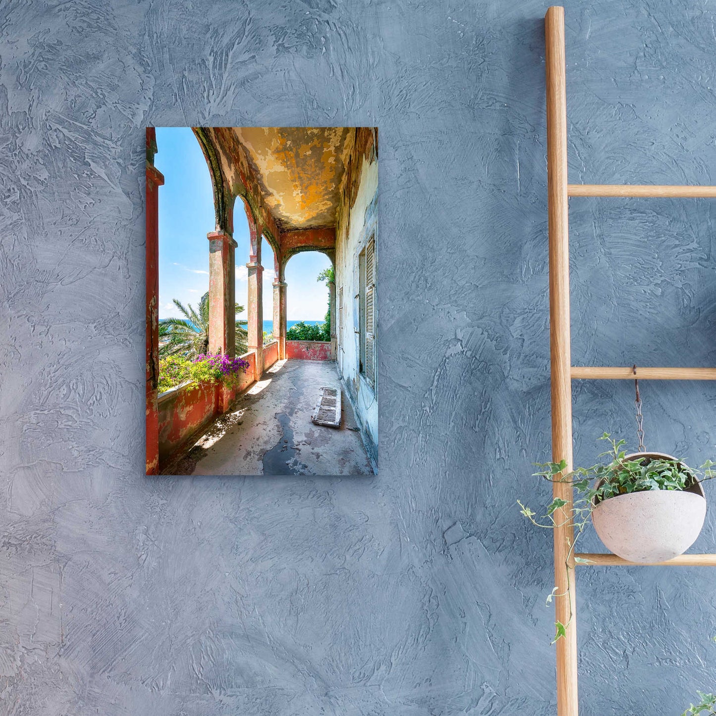 Epic Art 'Romantic Balcony' by Roman Robroek Acrylic Glass Wall Art,16x24