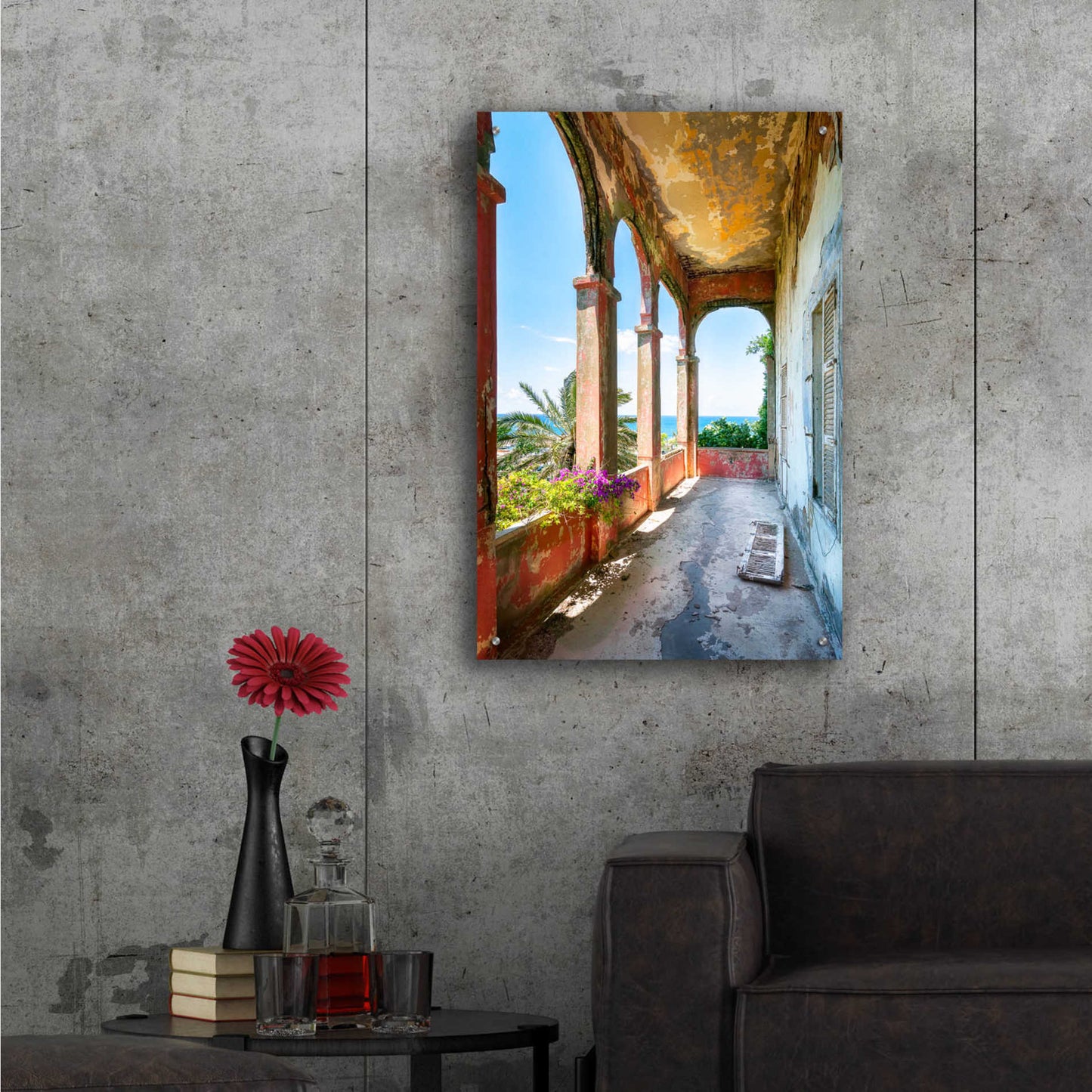 Epic Art 'Romantic Balcony' by Roman Robroek Acrylic Glass Wall Art,24x36