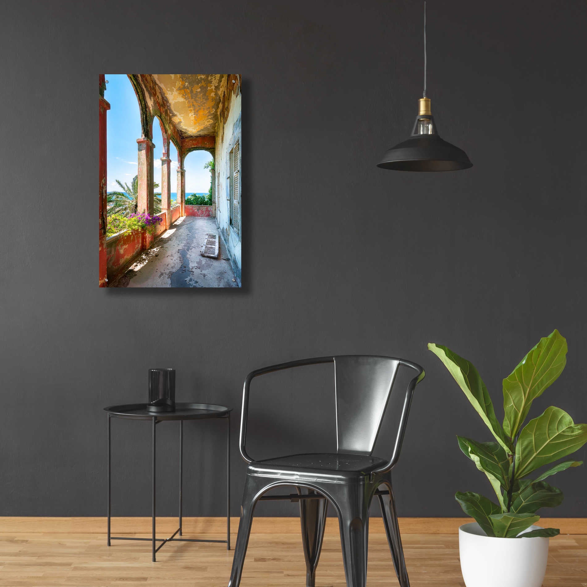 Epic Art 'Romantic Balcony' by Roman Robroek Acrylic Glass Wall Art,24x36