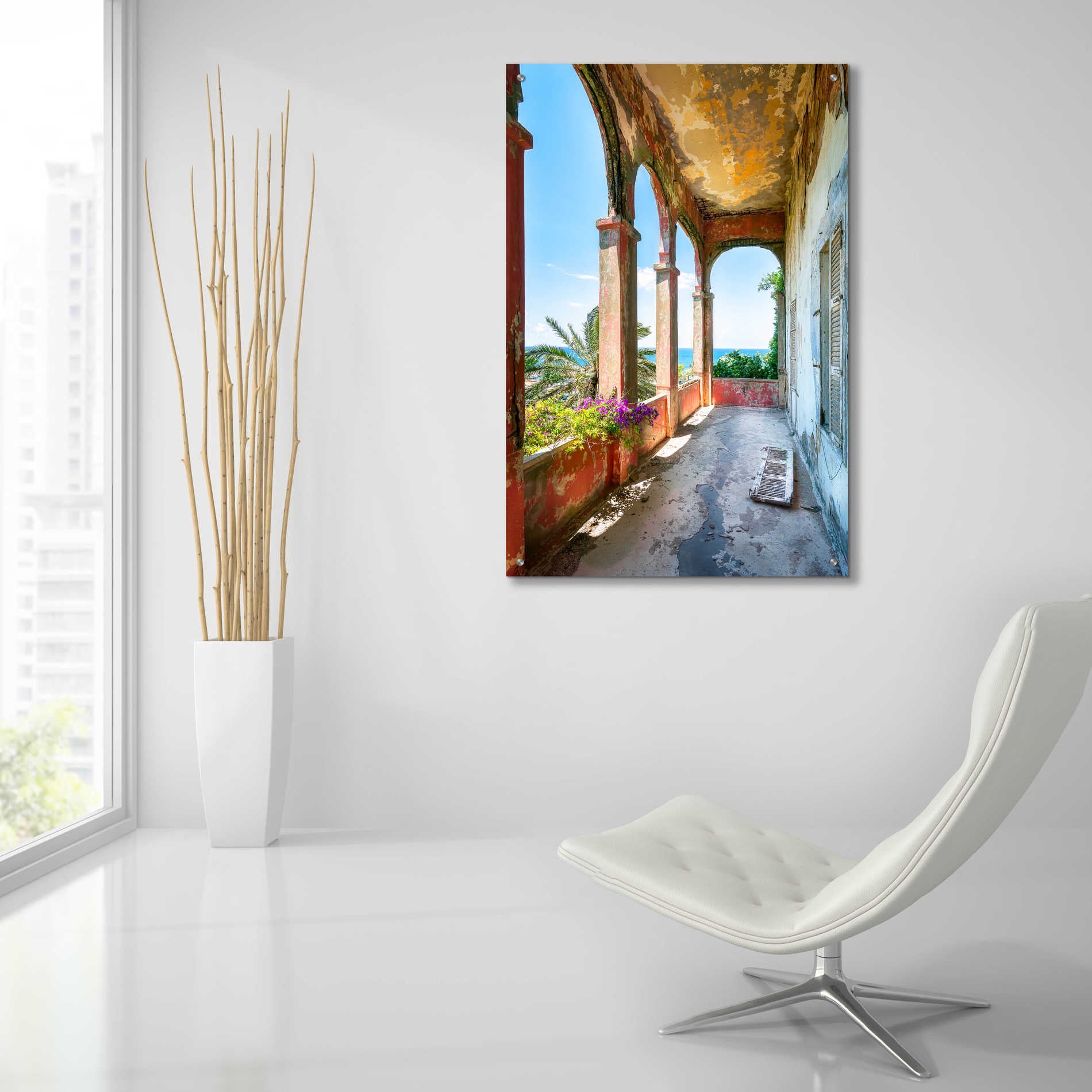 Epic Art 'Romantic Balcony' by Roman Robroek Acrylic Glass Wall Art,24x36