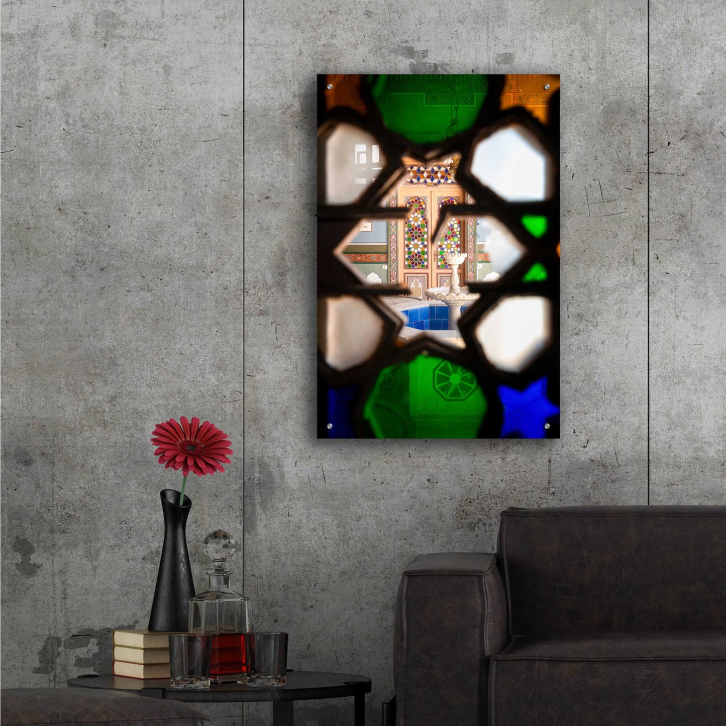 Epic Art 'Secret Fountain' by Roman Robroek Acrylic Glass Wall Art,24x36