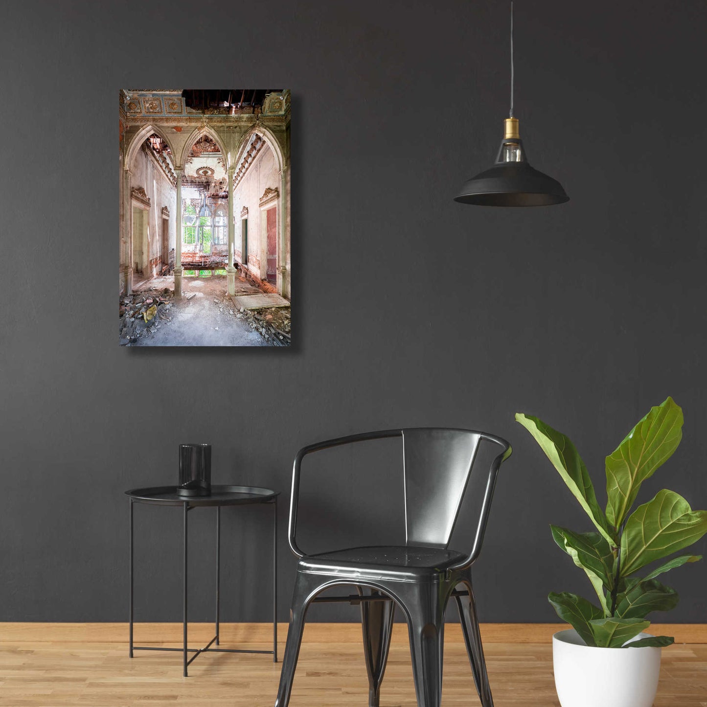 Epic Art 'Damaged Palace' by Roman Robroek Acrylic Glass Wall Art,24x36