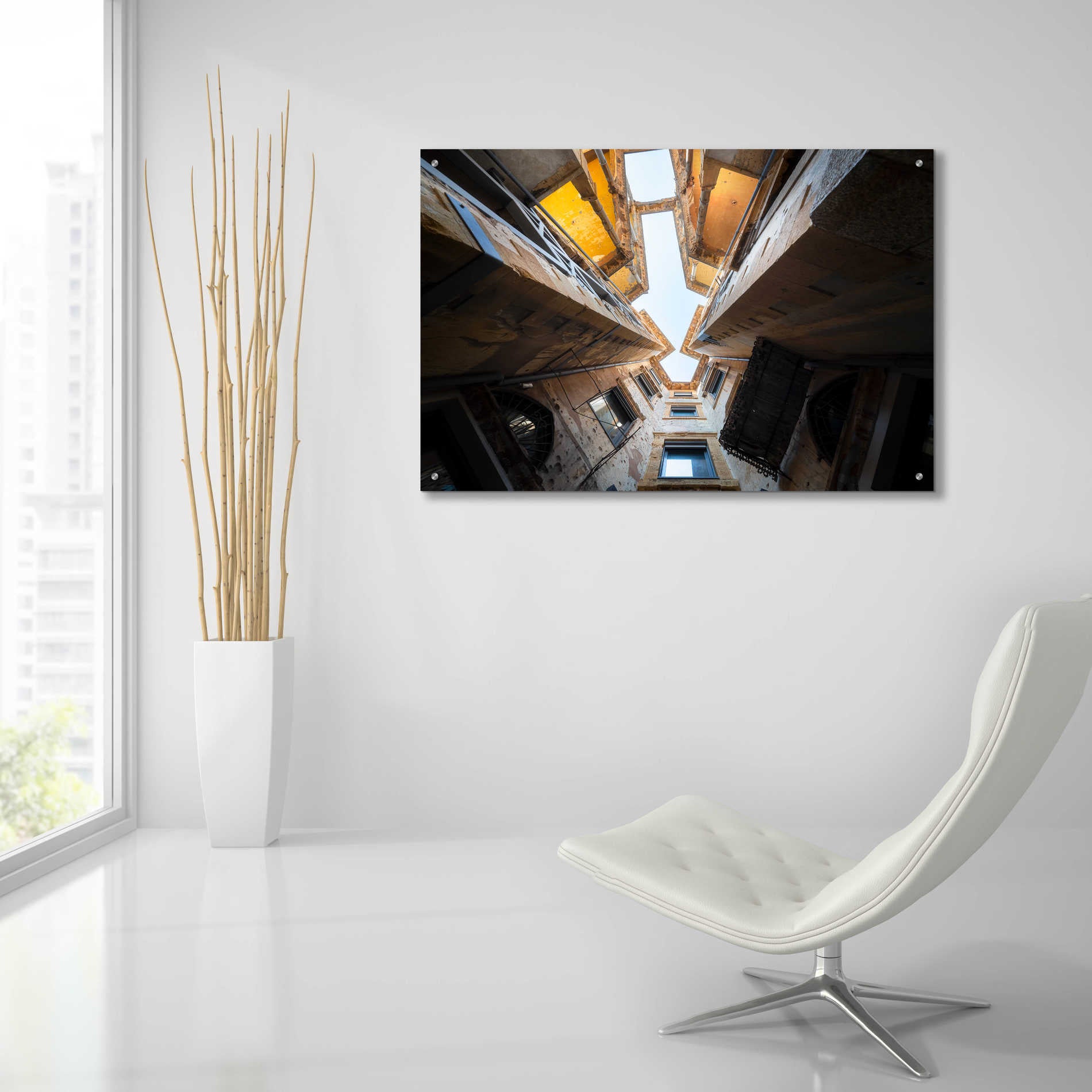 Epic Art 'Beit Beirut' by Roman Robroek Acrylic Glass Wall Art,36x24