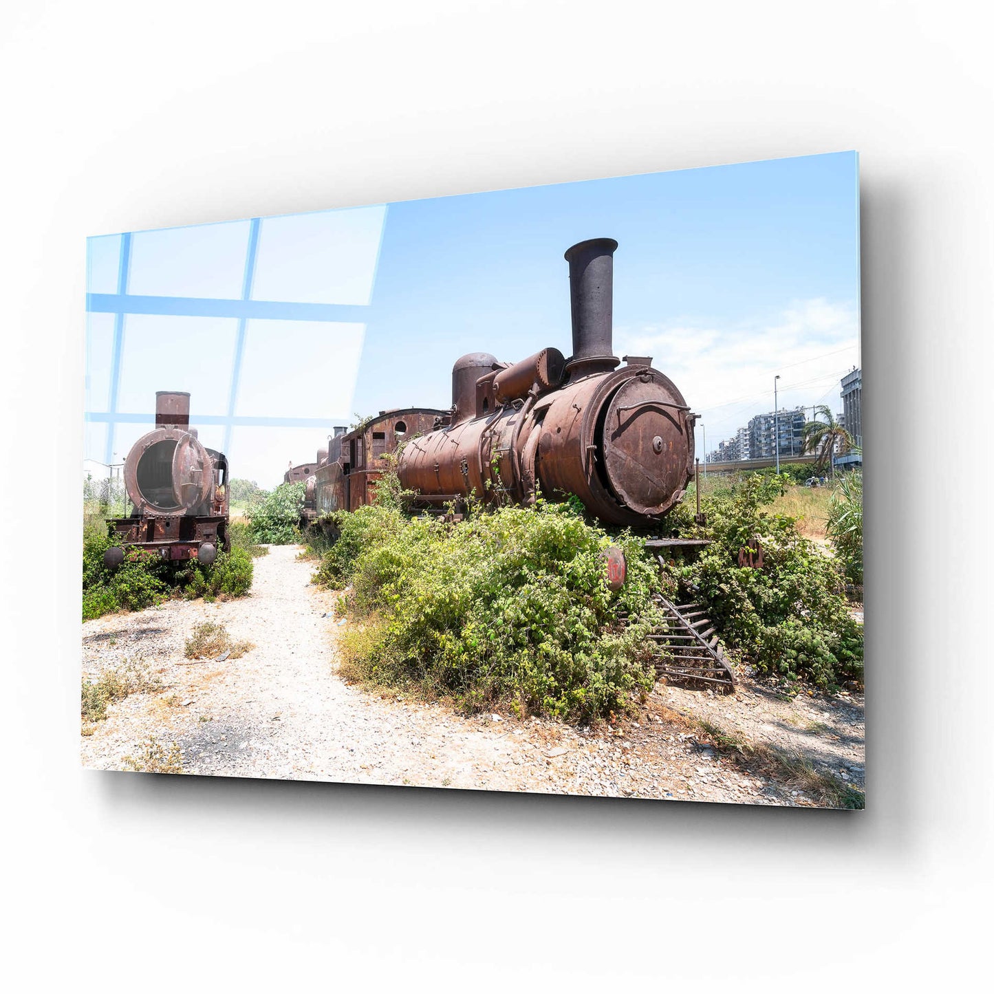 Epic Art 'Train Heritage' by Roman Robroek Acrylic Glass Wall Art,16x12