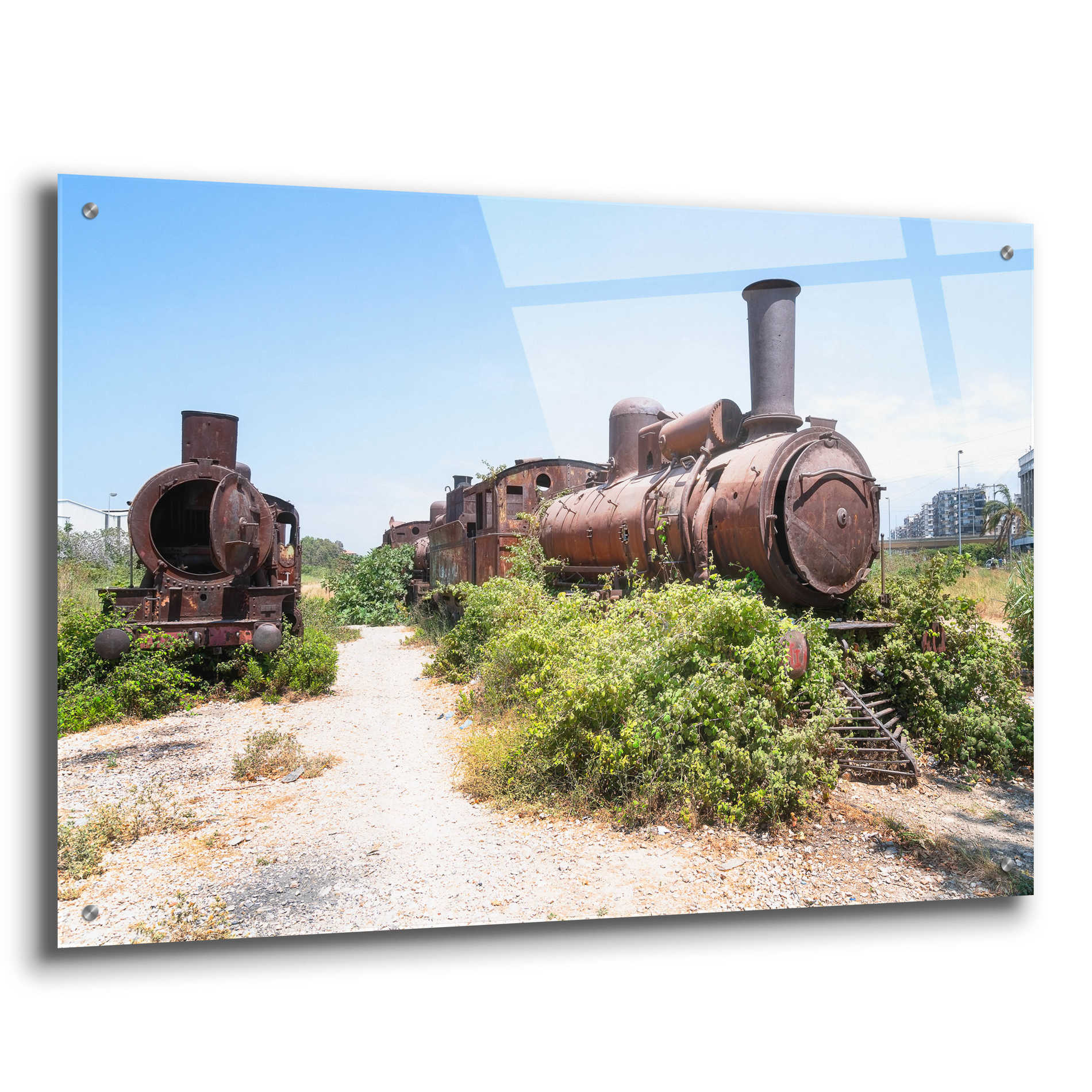 Epic Art 'Train Heritage' by Roman Robroek Acrylic Glass Wall Art,36x24