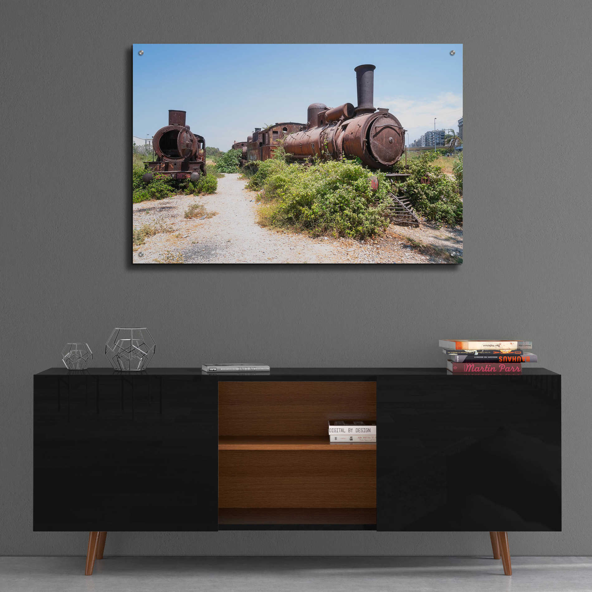 Epic Art 'Train Heritage' by Roman Robroek Acrylic Glass Wall Art,36x24