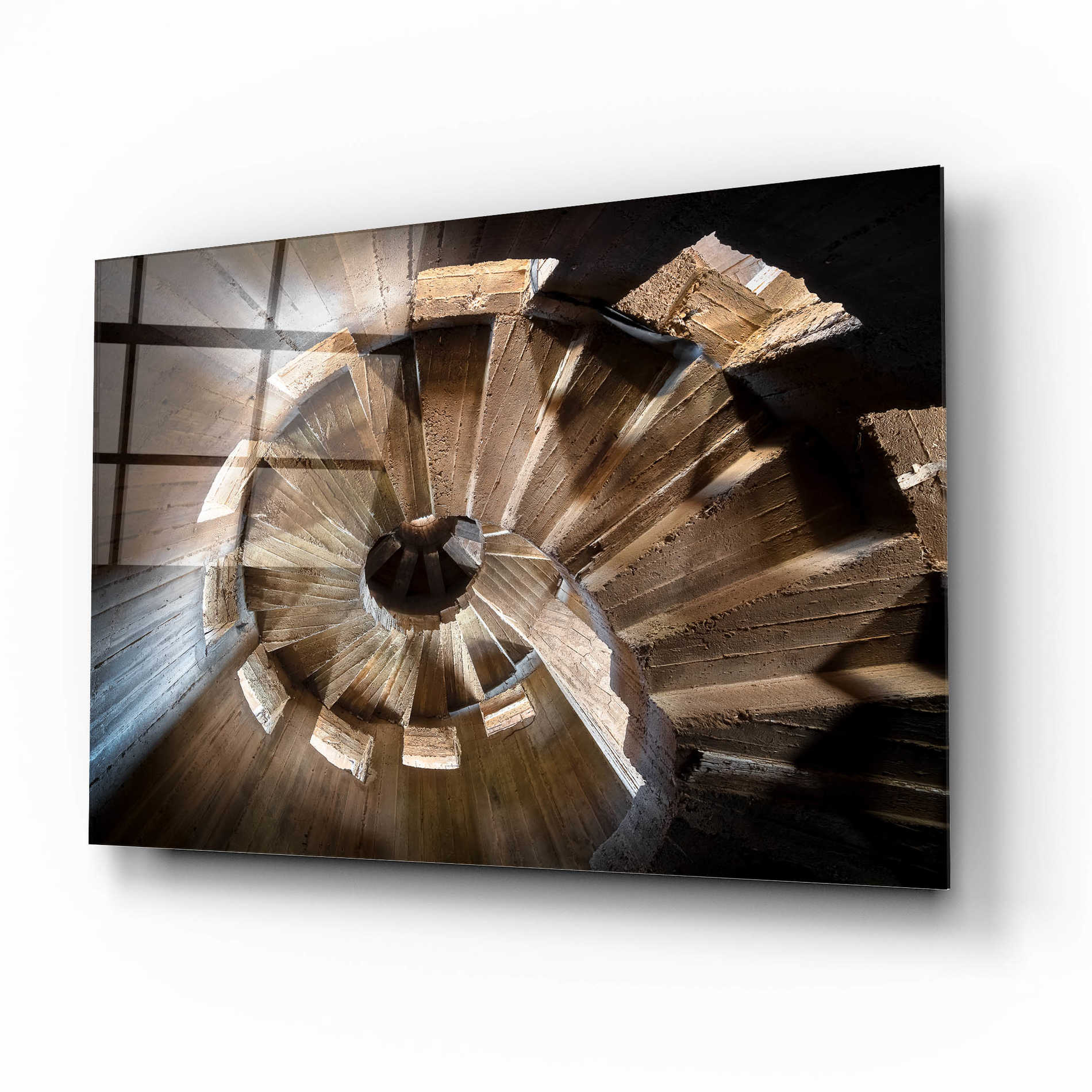 Epic Art 'Shadow In The Staircase' by Roman Robroek Acrylic Glass Wall Art,16x12