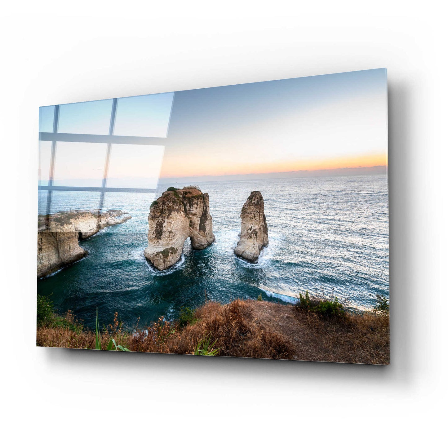 Epic Art 'Pigeon Rocks' by Roman Robroek Acrylic Glass Wall Art,24x16