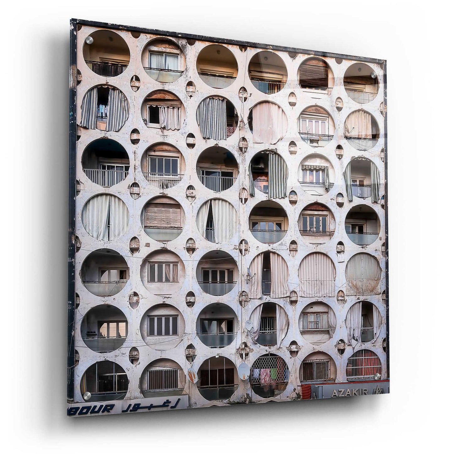 Epic Art 'Oval Appartments' by Roman Robroek Acrylic Glass Wall Art,24x24